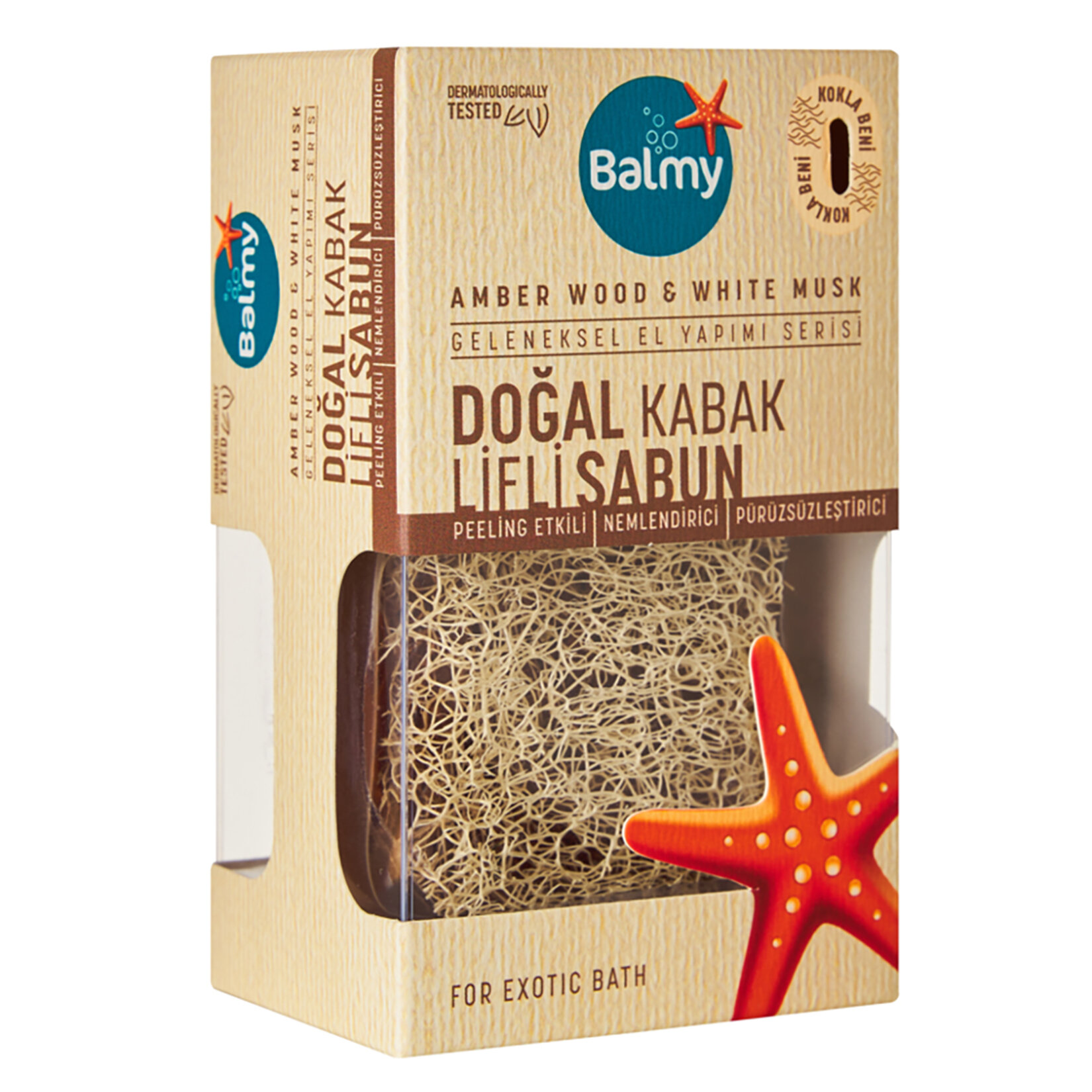 Balmy Kabak Lifli Sabun Amber Wood&White Musk 125 G