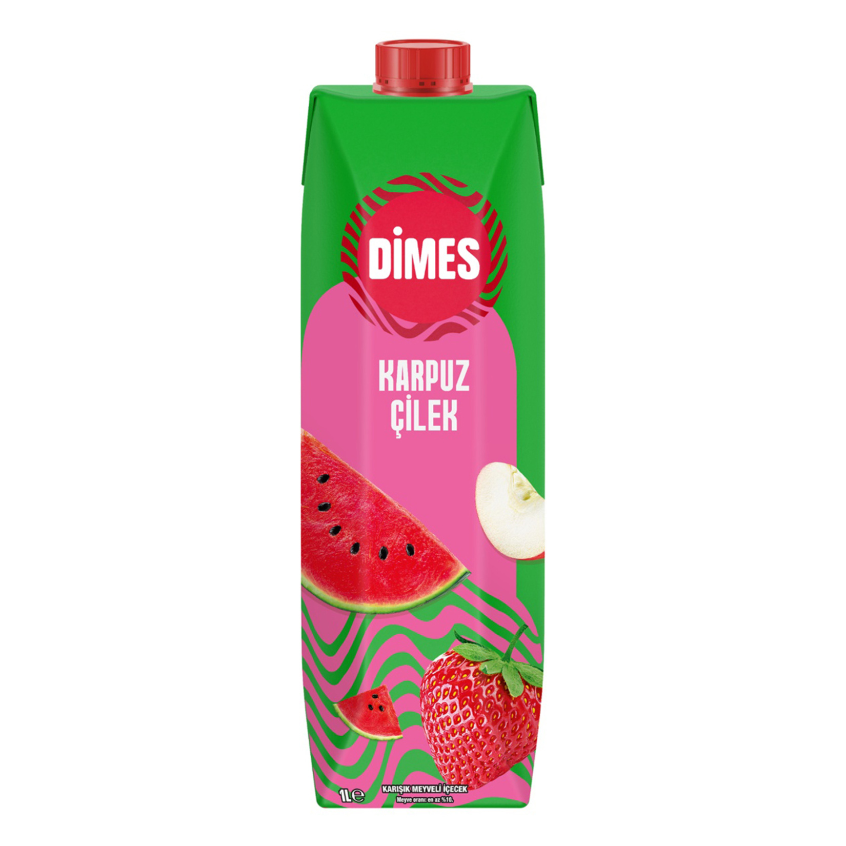Dimes Karpuz ve Çilekli İçecek 1 L