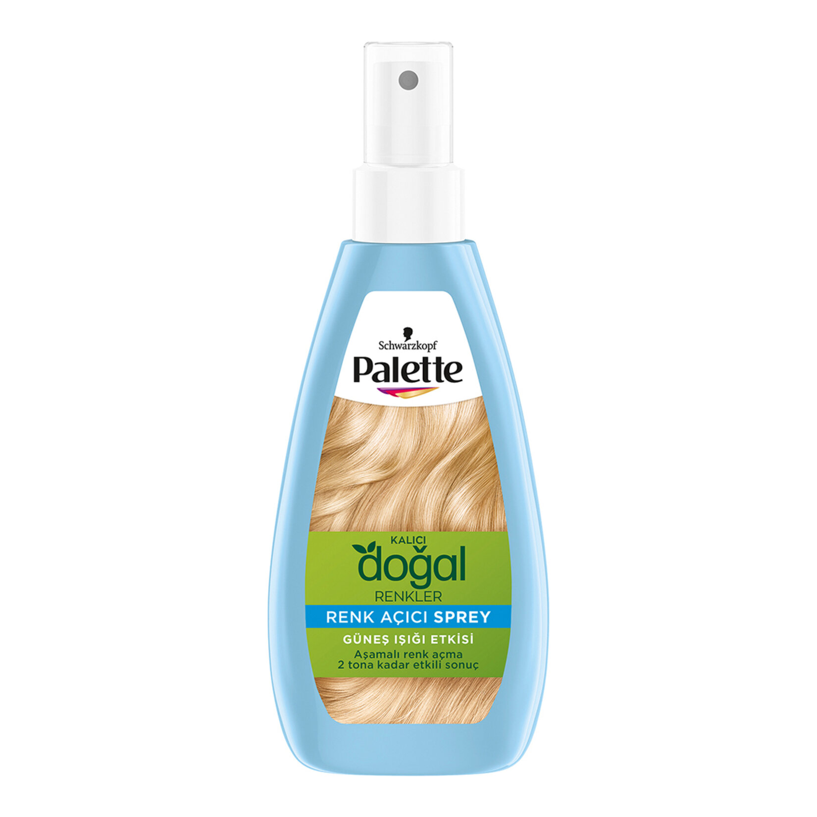 Palette Kalıcı Doğal Renkler Renk Açıcı Sprey