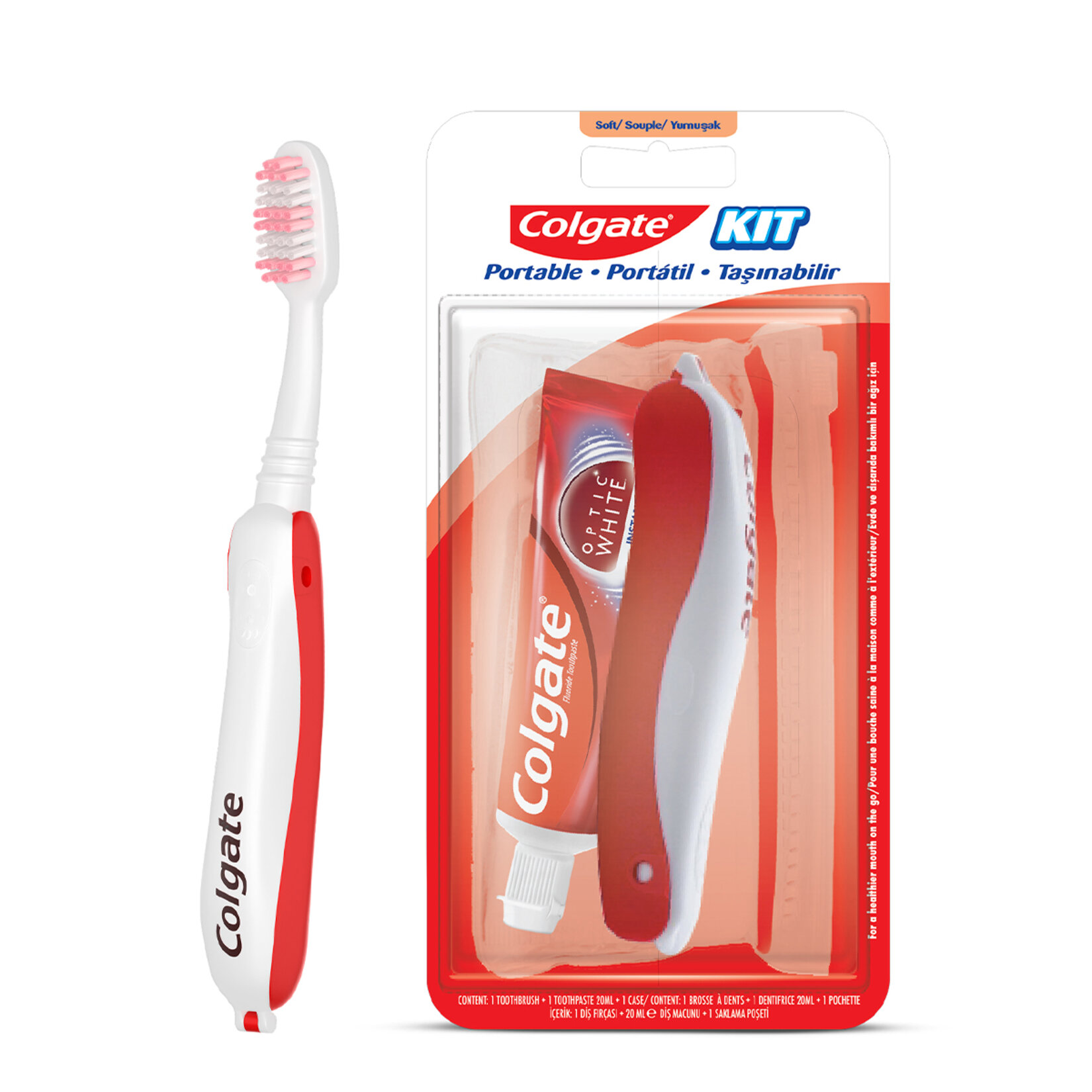 Colgate Seyahat Seti Diş Macunu 20 Ml + Yumuşak Diş Firçasi