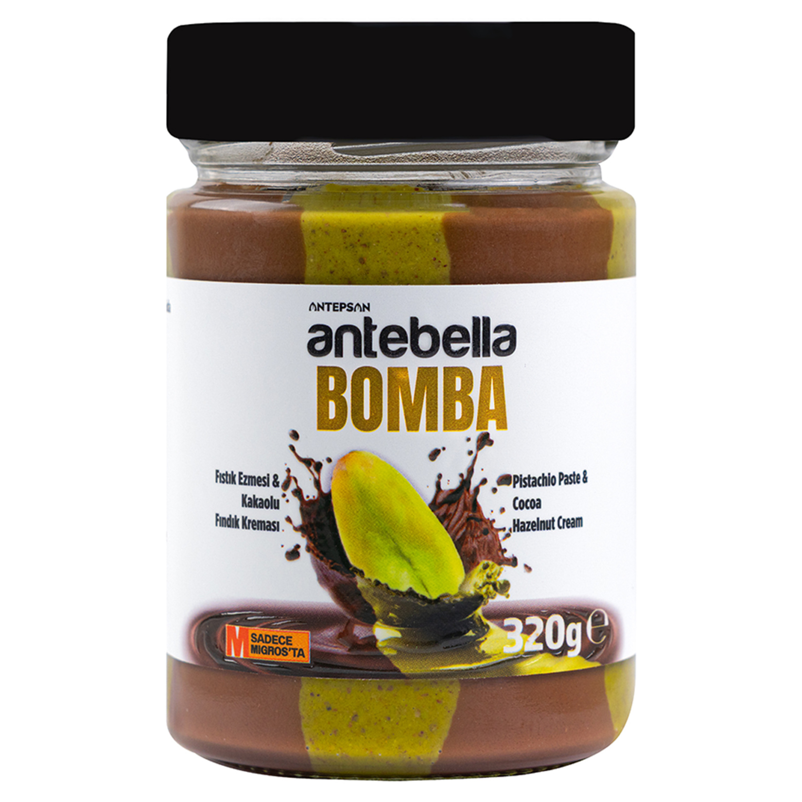 Antebella Bomba Fıstık Ezmesi & Kakaolu Fındık Kreması 320 G