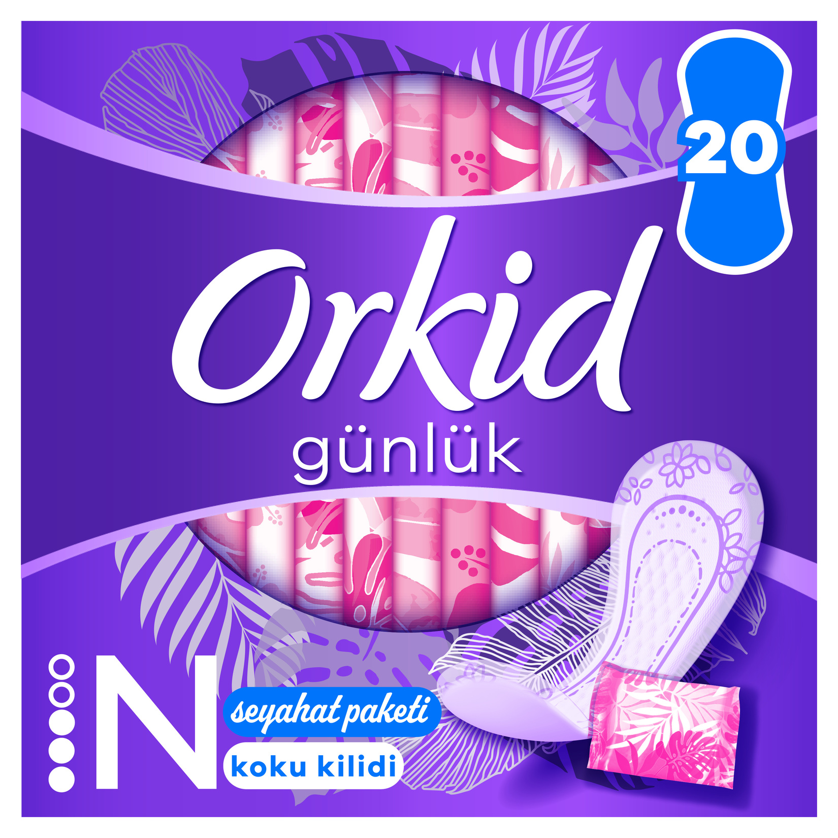 Orkid To Go Günlük Çanta Paketi 20'li