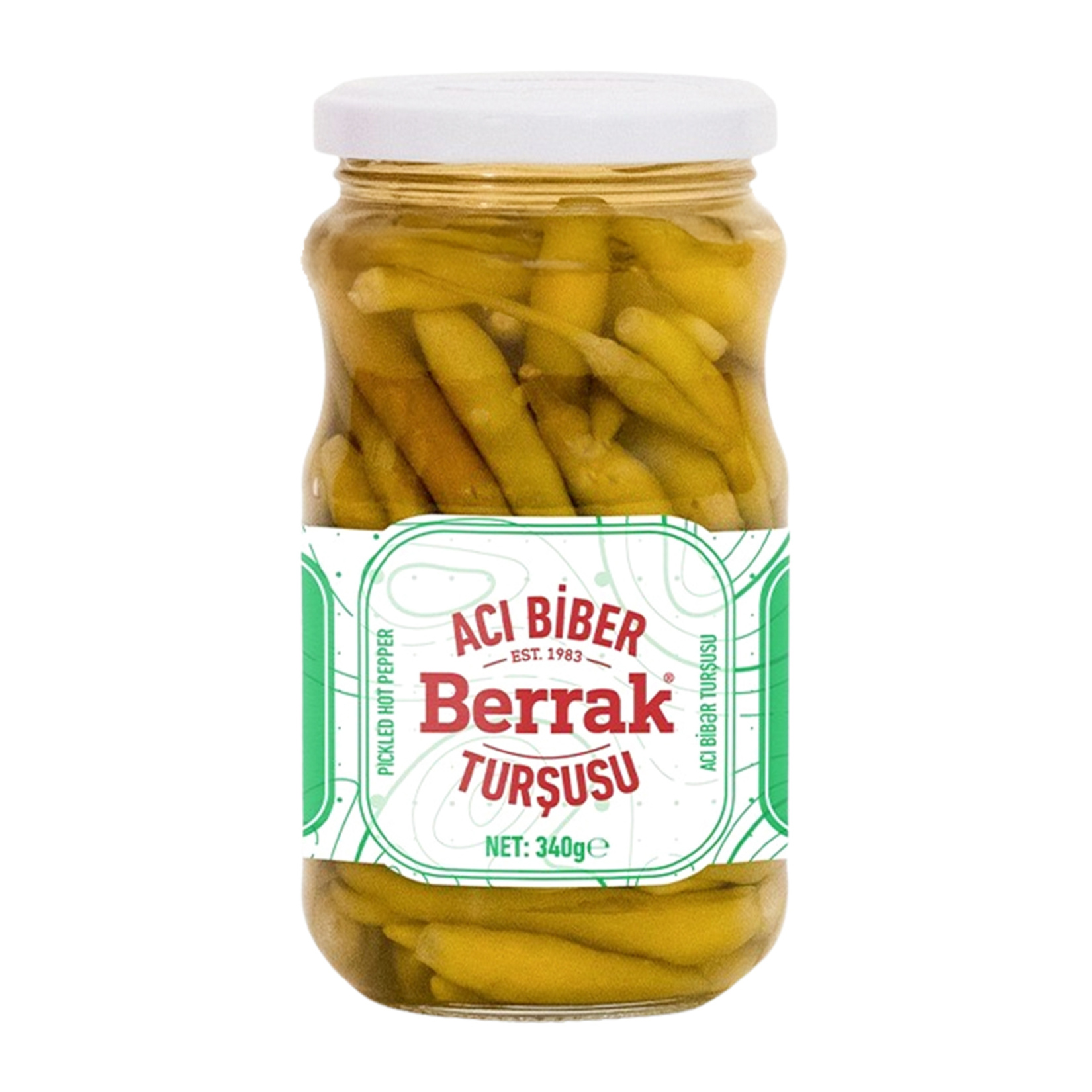 Berrak Acı Biber Turşusu 340 G