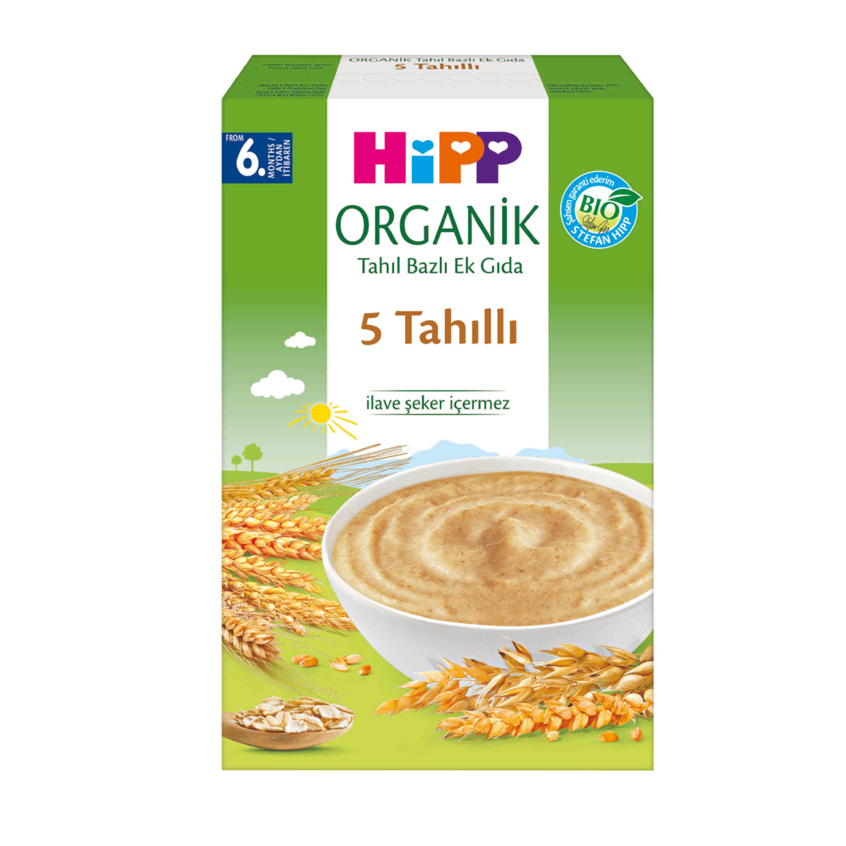 Hipp Organik 5 Tahıllı Kaşık Maması 200 G