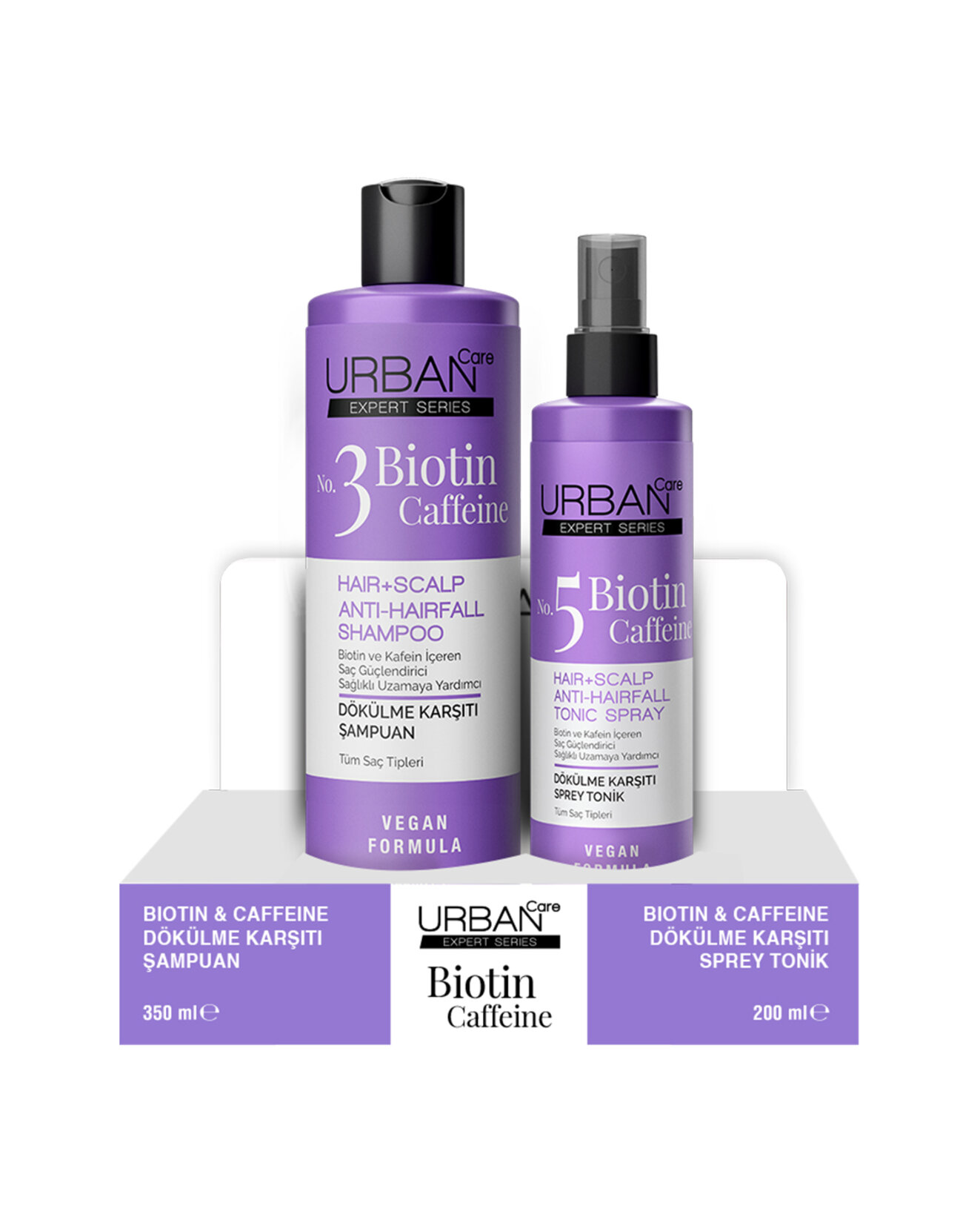 Urban Care Biotin & Caffein 350Ml Şampuan + 200ml Tonik