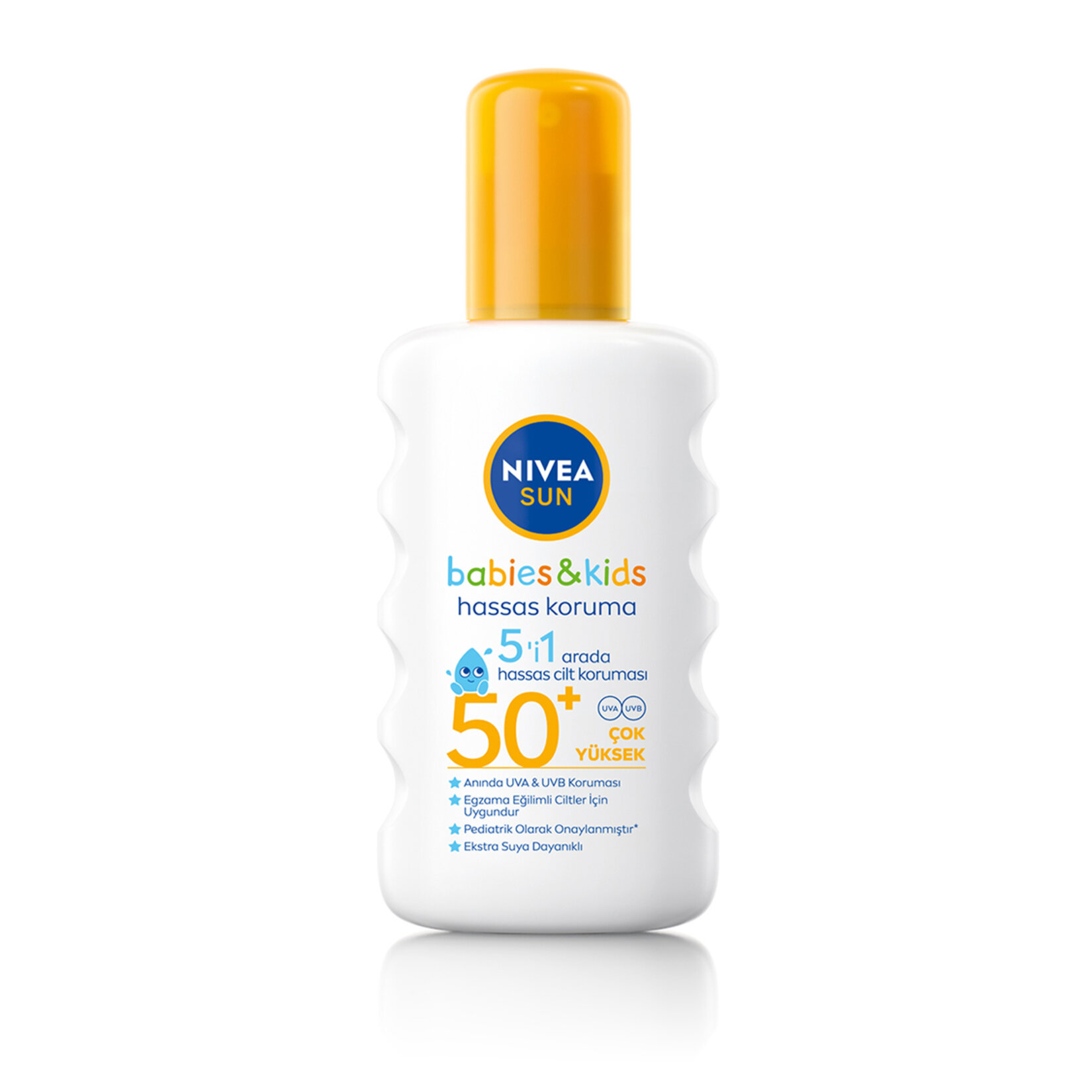Nivea Sun Bebekler & Çocuklar İçin Koruma & Bakım Sağlayan Hassas Ciltler İçin Güneş Spreyi SPF 50+ 200 ml