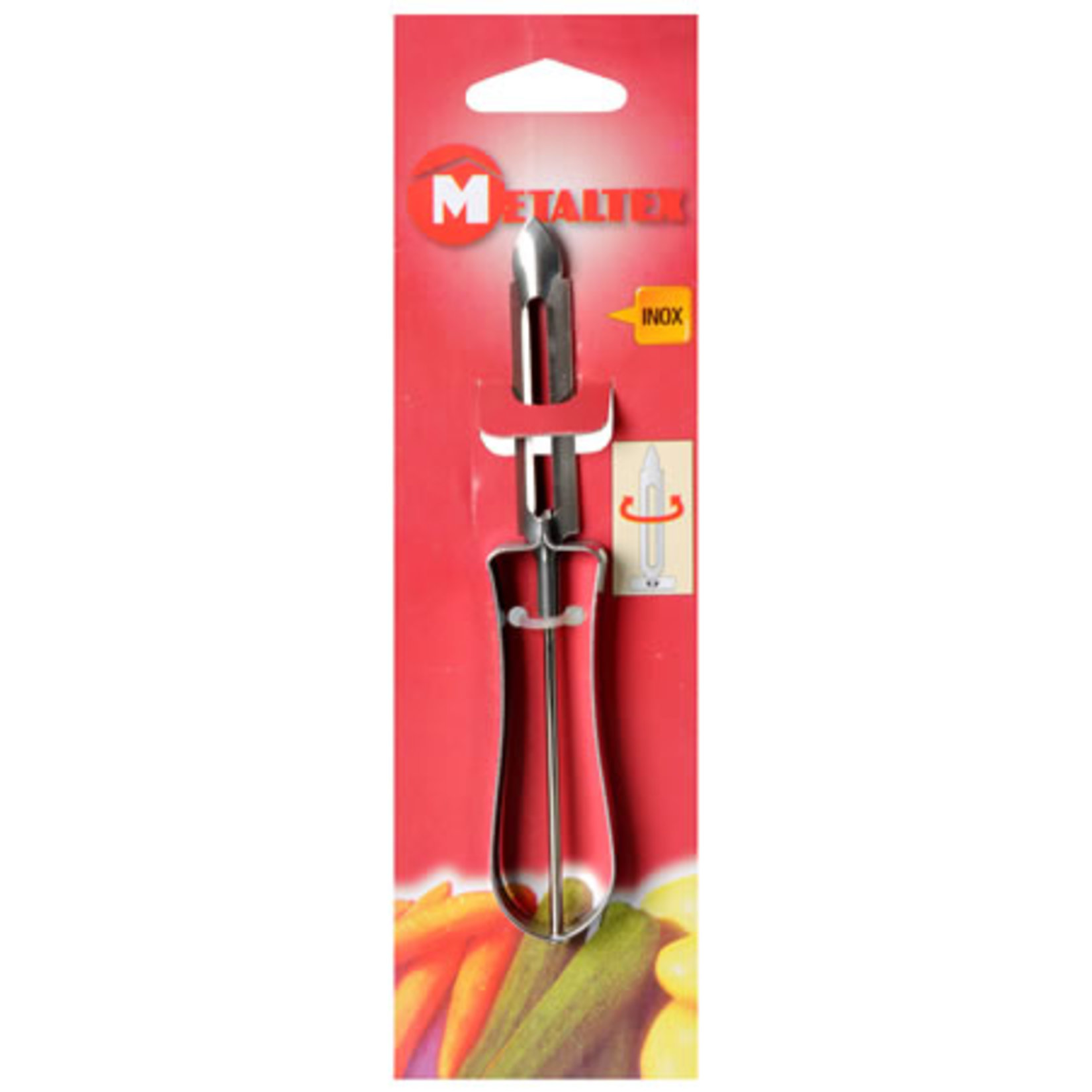 Metaltex Oynar Başlı Sebze Soyucu