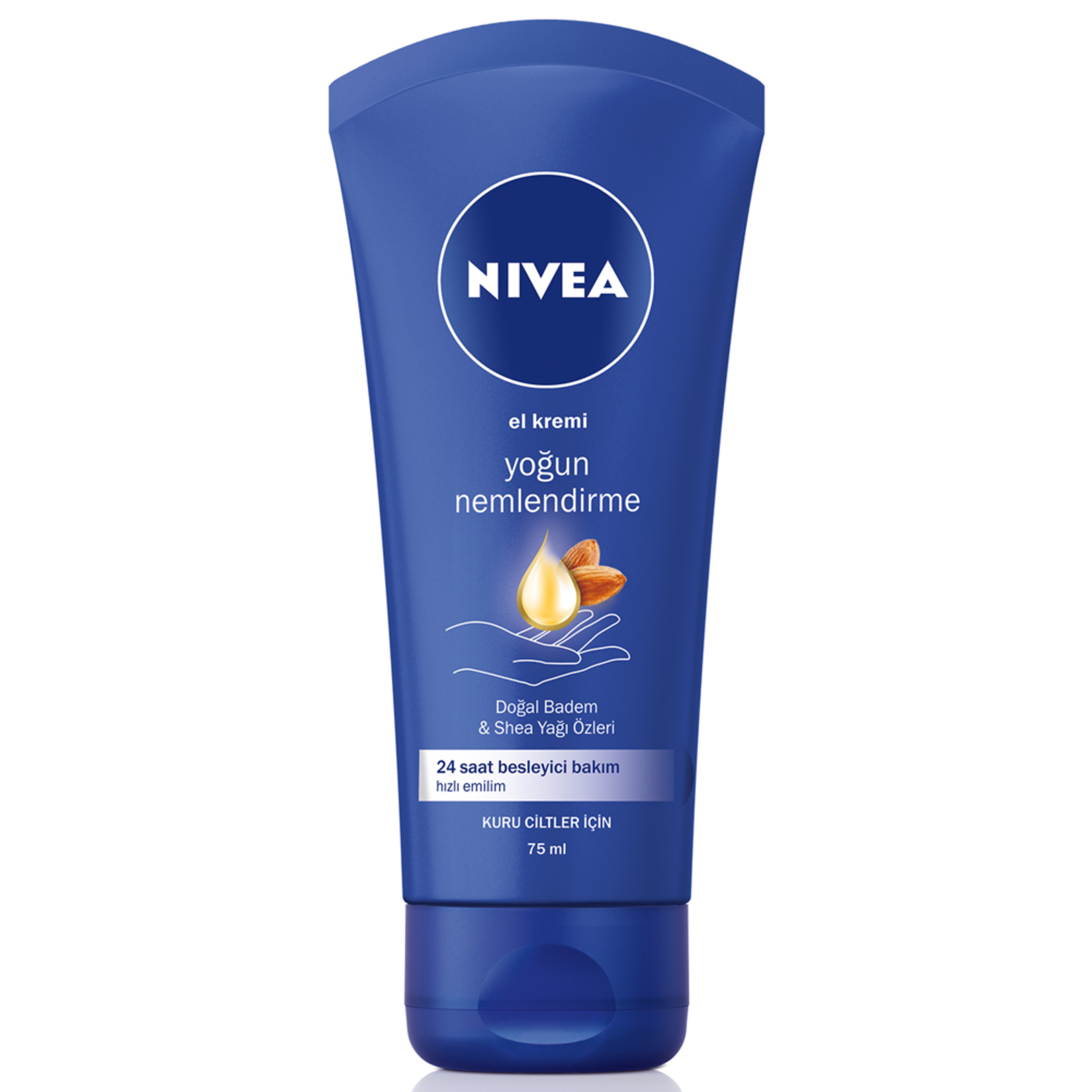 Nivea Kuru Ciltler İçin Yoğun Nemlendirici Badem Yağı El Bakım Kremi 75 Ml