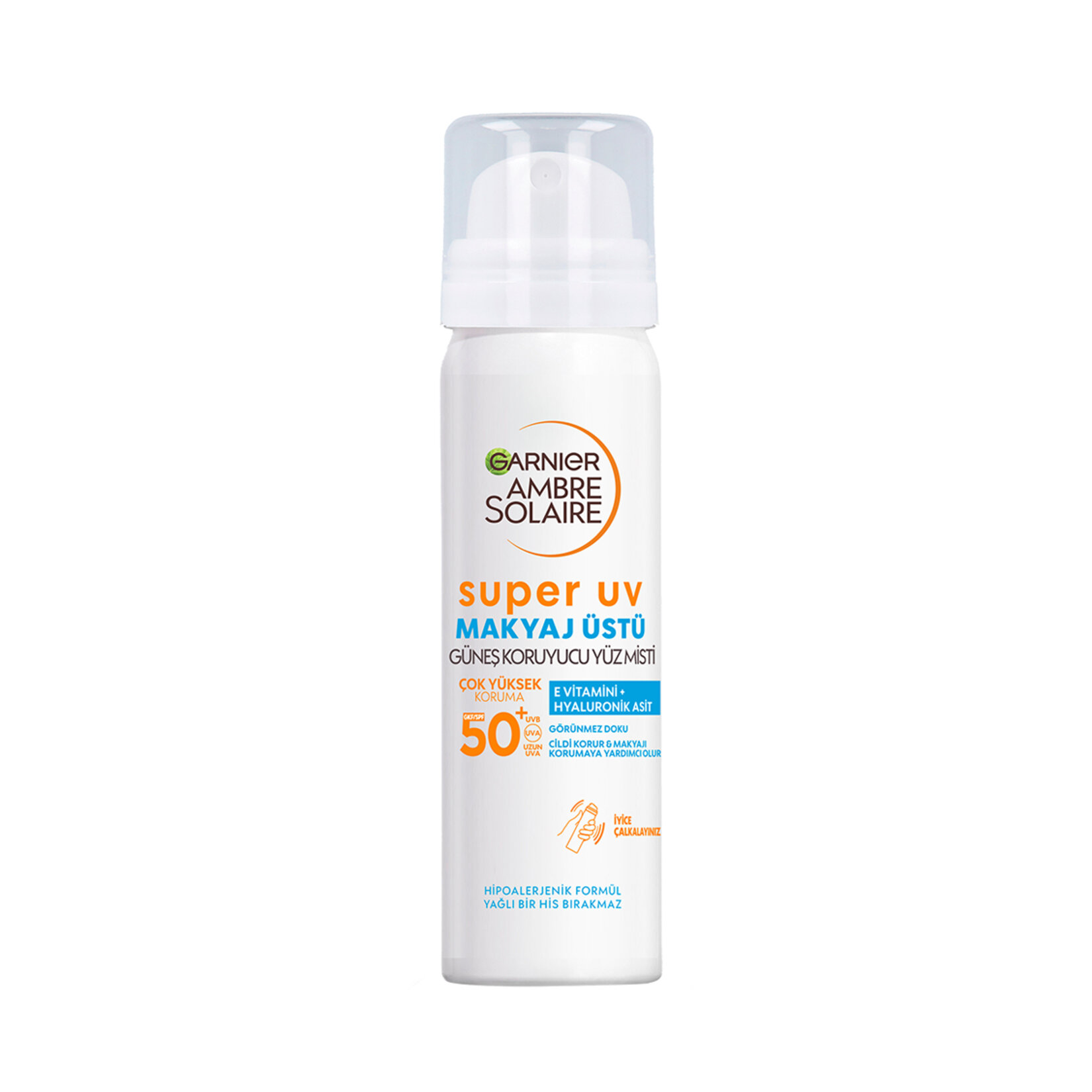 Garnier Ambre Solaire Makyaj Üstü Güneş Koruyucu Yüz Misti SPF 50 75 ml