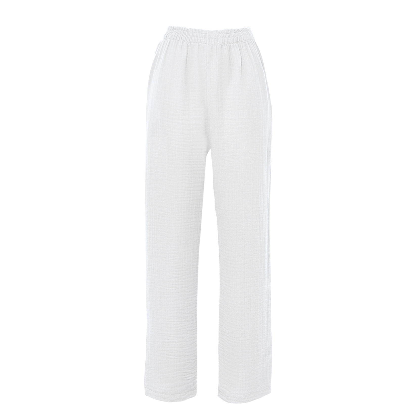 S Design Kadın Burumcuk Pantolon Beyaz XL
