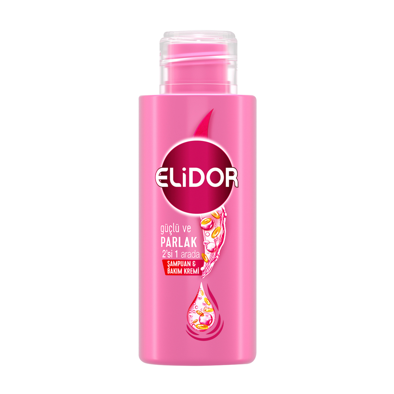 Elidor Güçlü Parlak 2'si 1 Arada Şampuan 90 Ml
