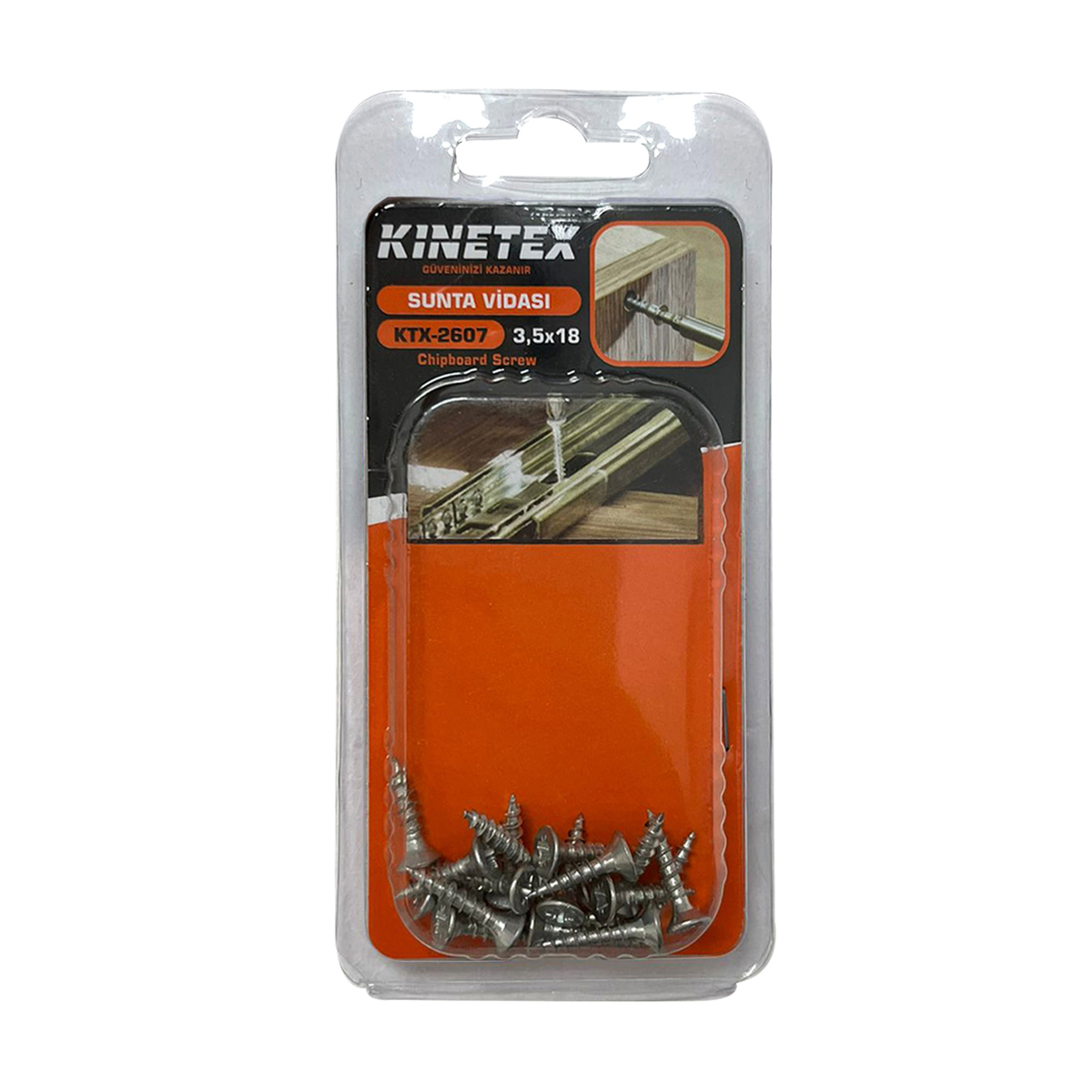 Knitex Sunta Vidası 3.5 x 18 KTX-2607 18'li