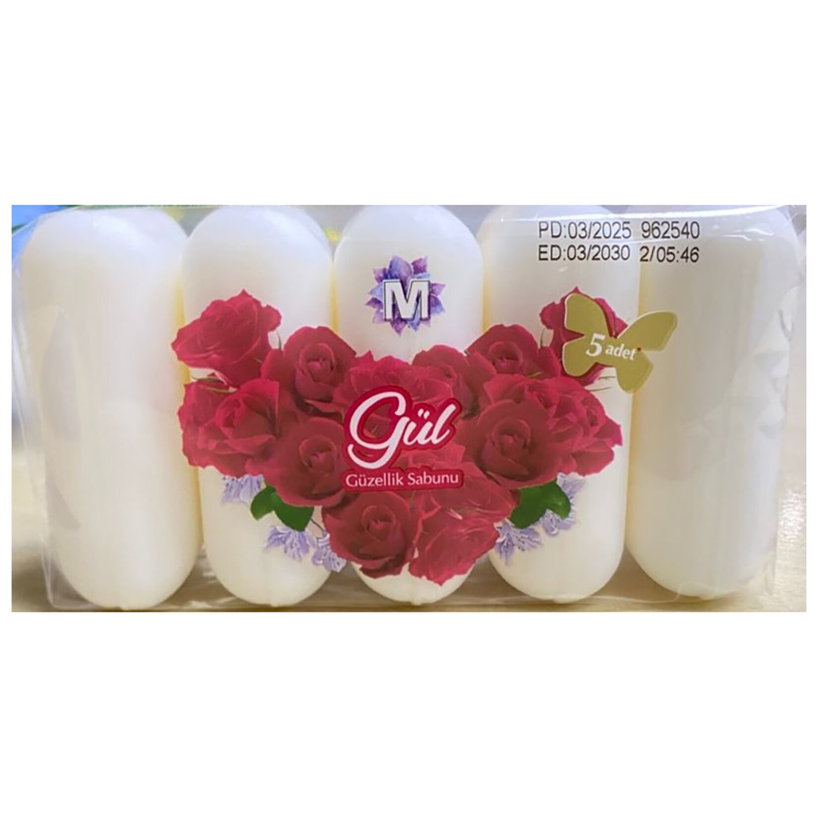 Migros Güzellik Sabunu Gül 5 x 75 G
