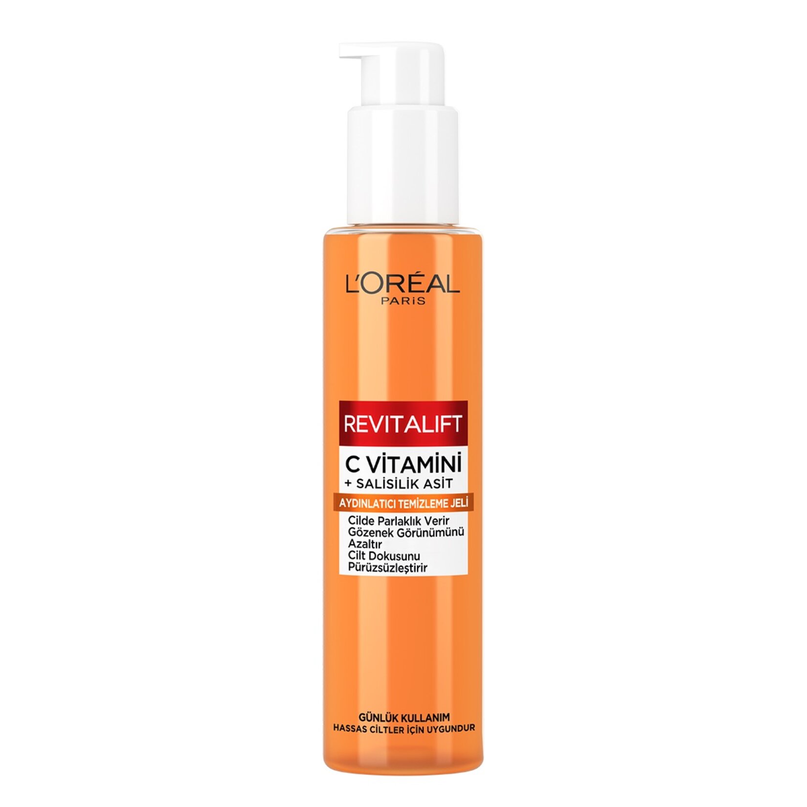 L'Oreal Paris C Vitamini Aydınlatıcı Yüz Temizleme Jeli 150 Ml