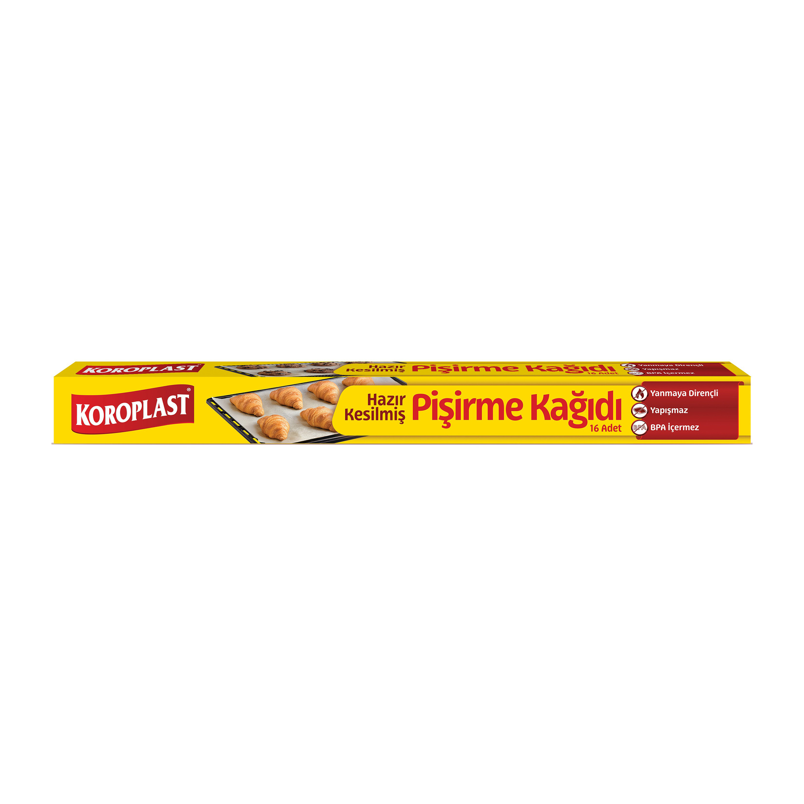 Koroplast Pişirme Kağıdı Hazır Kesilmiş 16'lı