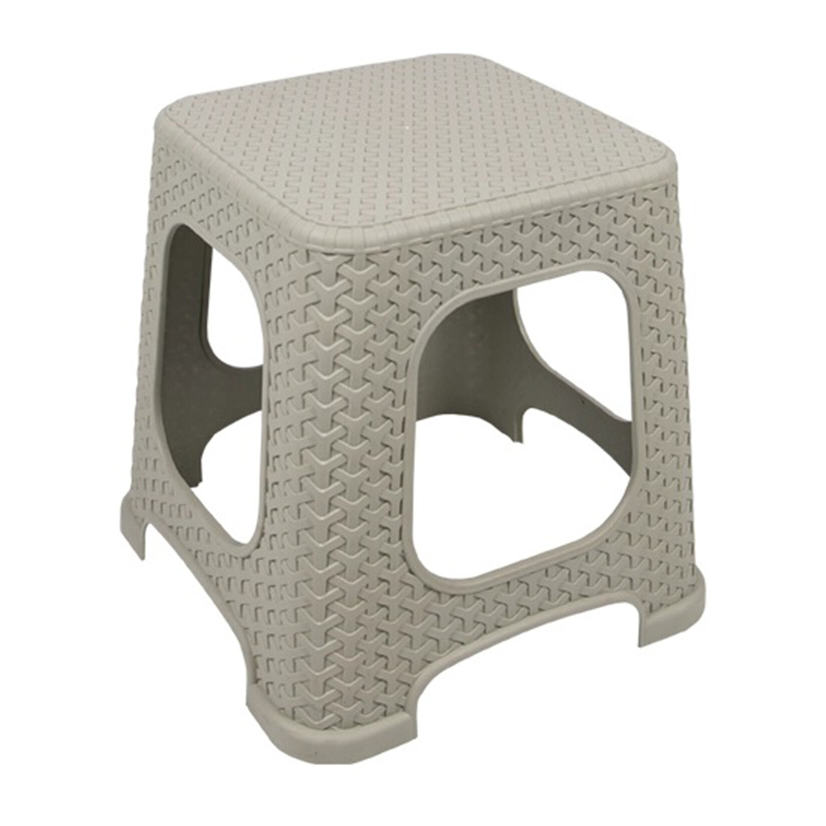 Della Star Rattan Tabure Küçük Bej