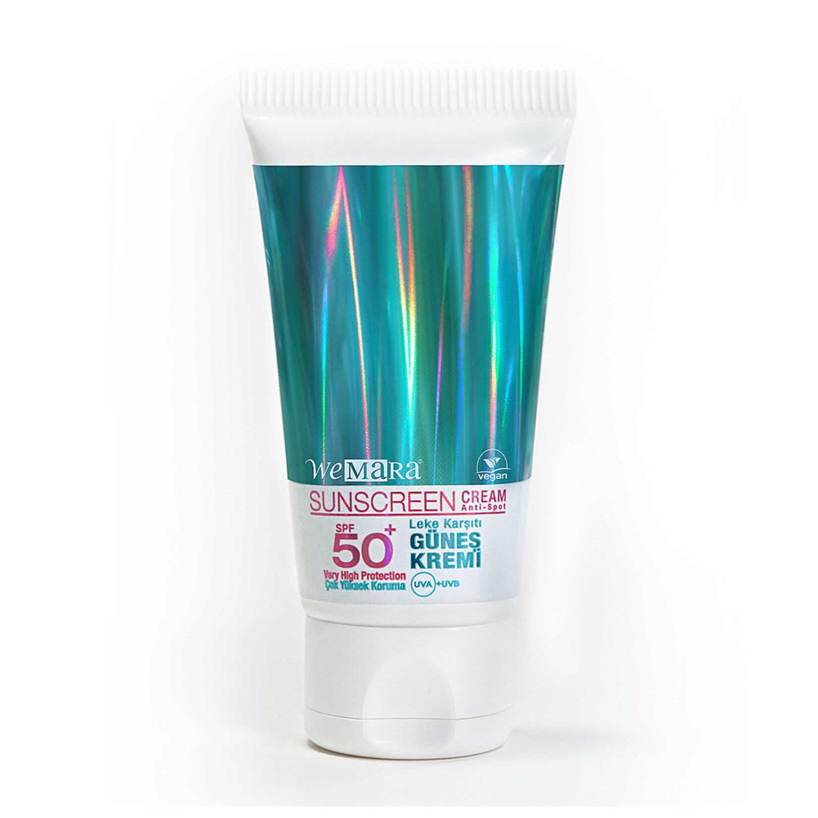 WeMara Anti-spot Leke Karşıtı Etkili Güneş Kremi SPF 50+ 50 ml