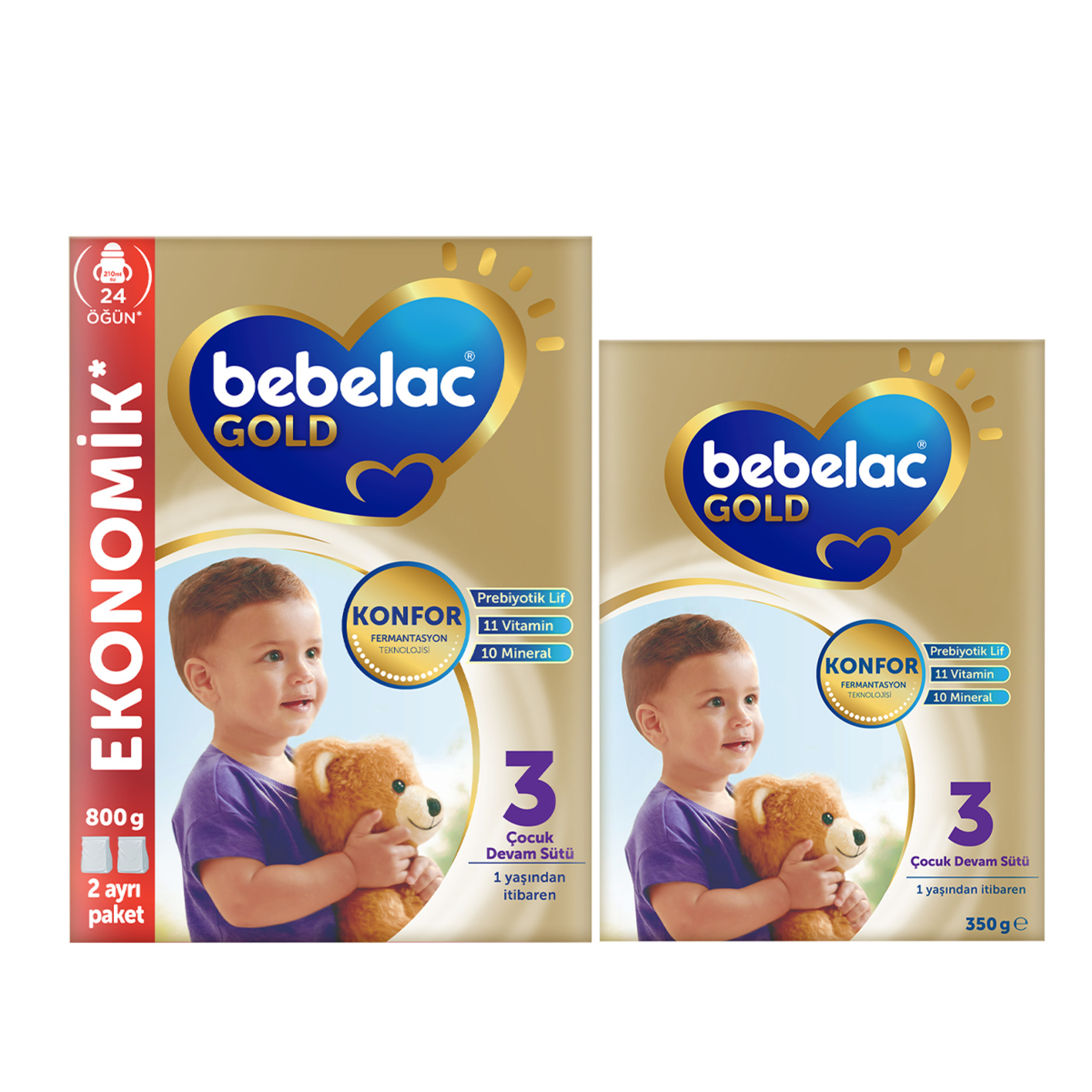 Bebelac Gold  Konfor 3 Devam Sütü  1+ Yaş 1150 G