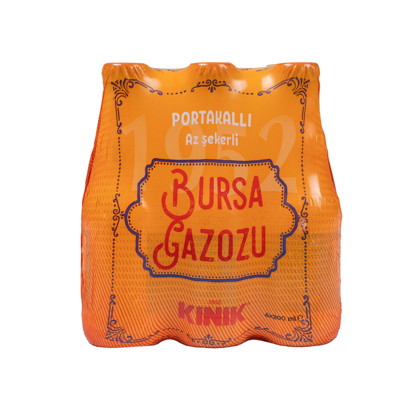 Kınık Portakallı Bursa Gazozu 6 x 200 Ml