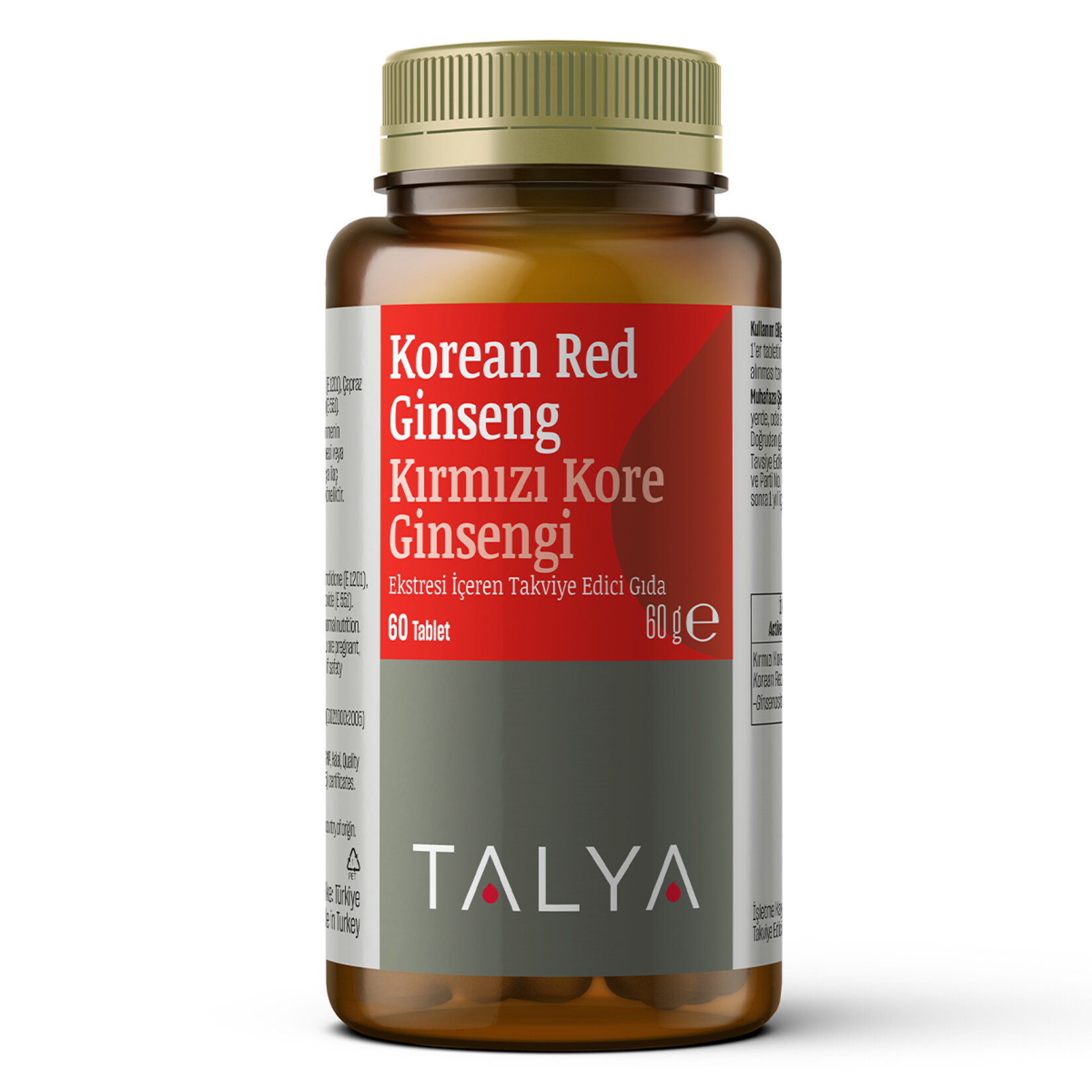 Talya Ginseng 600 Mg 60 Tablet 60 G