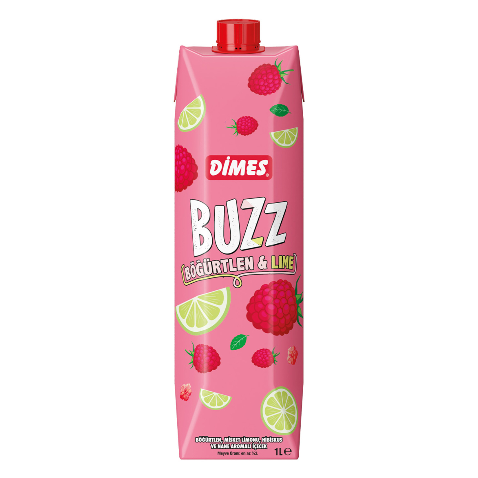 Dimes Buzz Böğürtlen & Lime 1 L