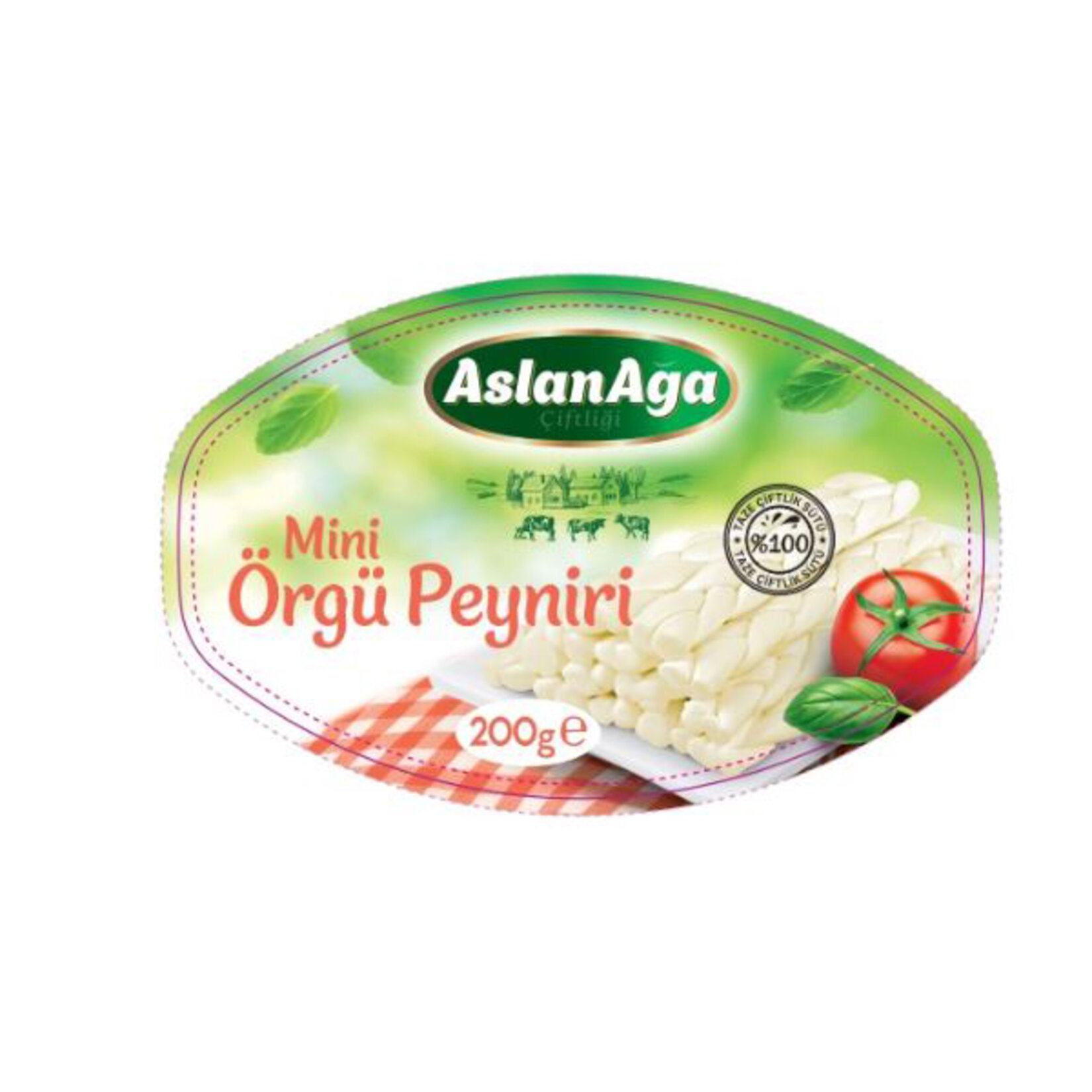 Aslanağa Çiftliği Mini Örgü Peyniri 200G