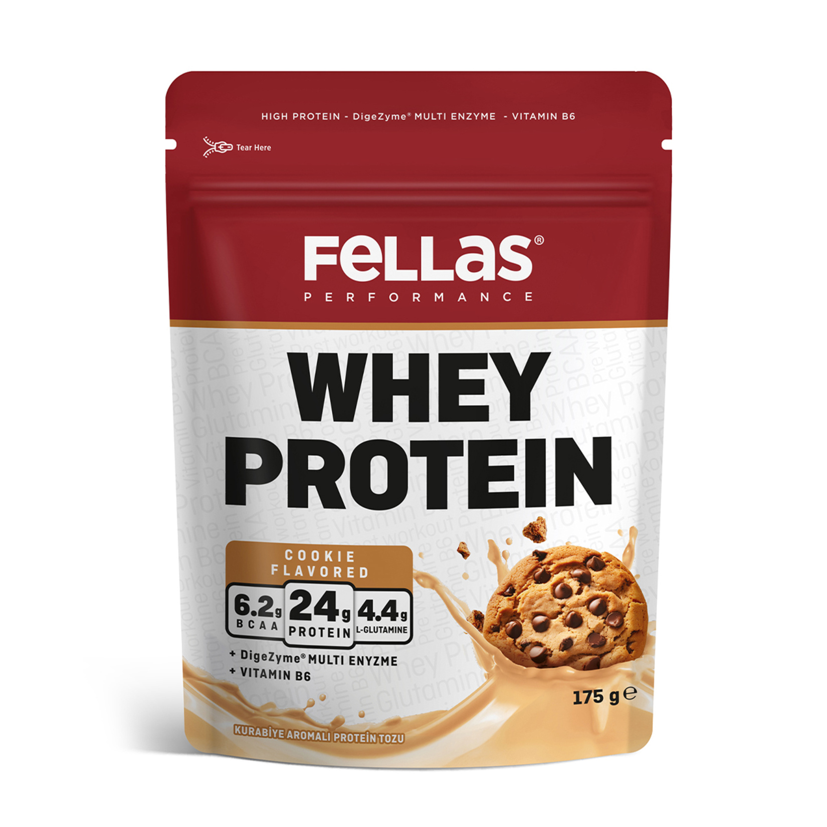 Fellas Kurabiye Aromalı Protein Tozu 175 G