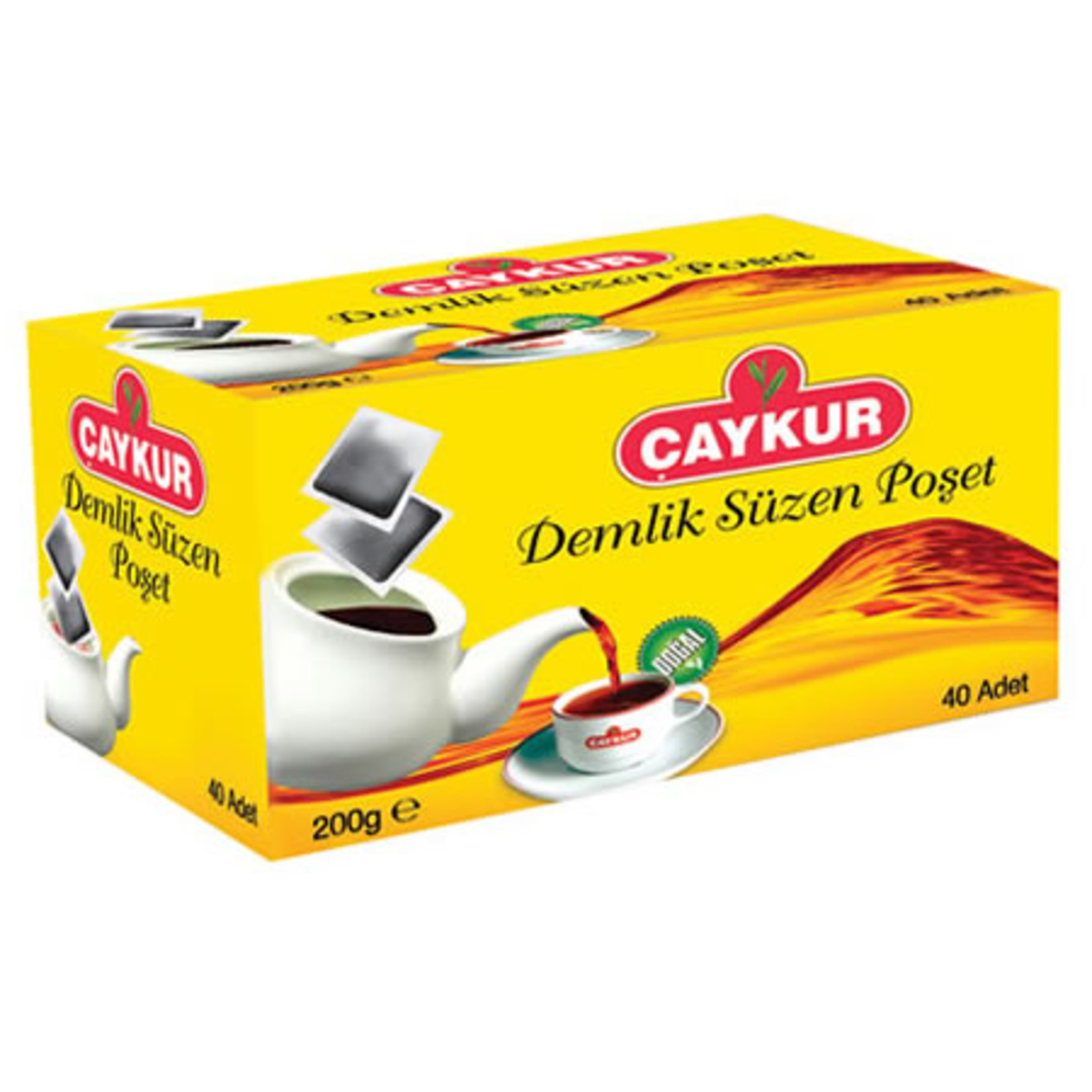 Çaykur Demlik Poşet Çay 40'lı 200 G