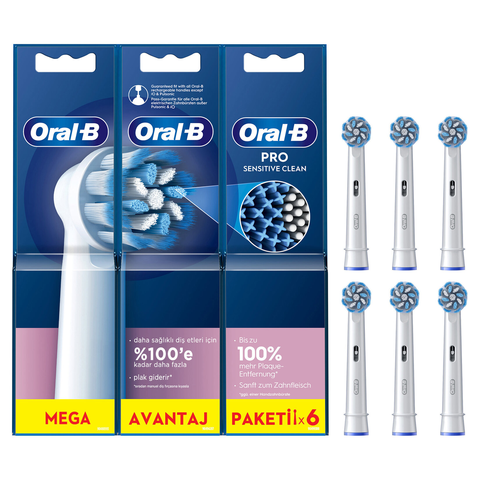 Oral-B Yedek Başlık Sensitive 6'lı