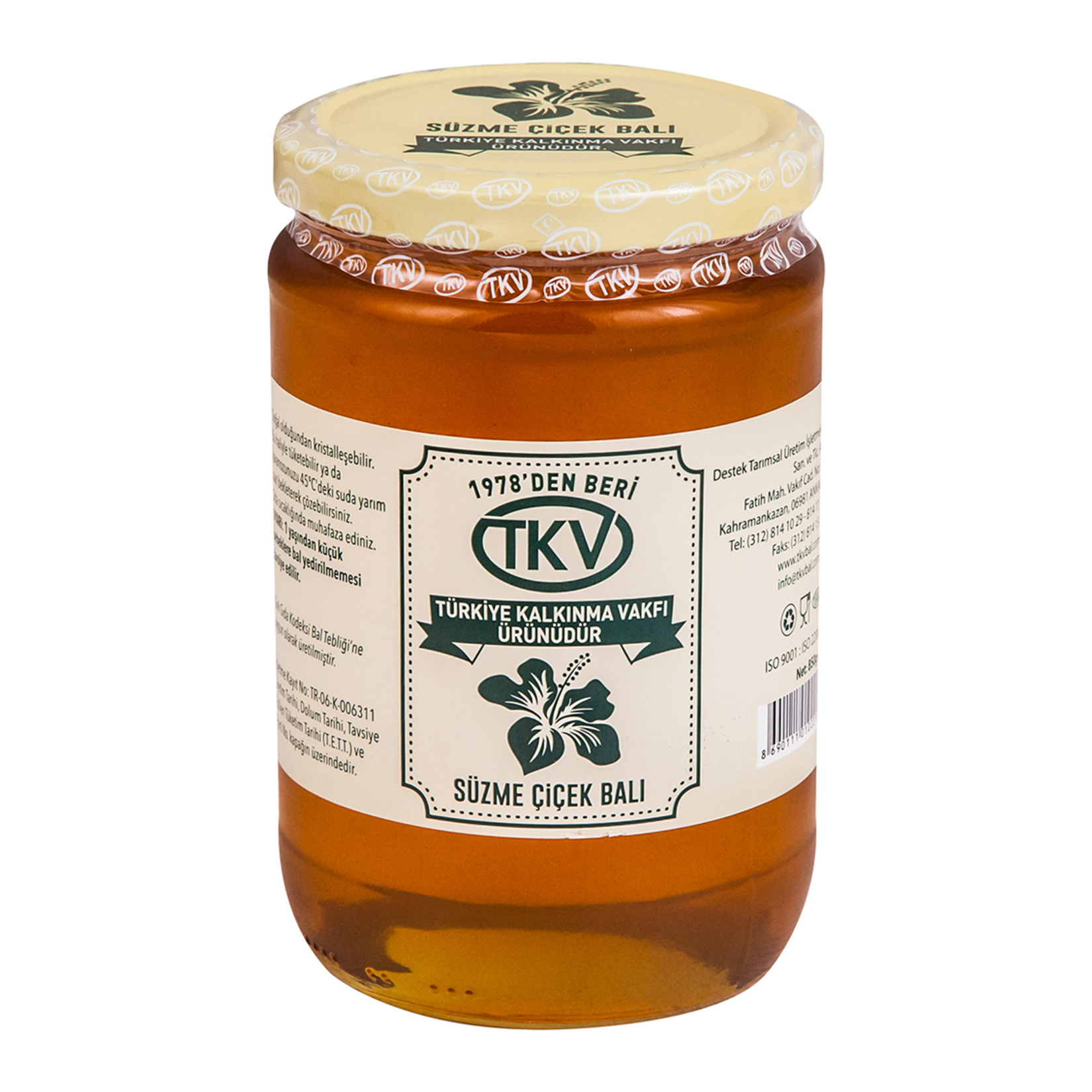 Tkv Süzme Çiçek Balı 850 G