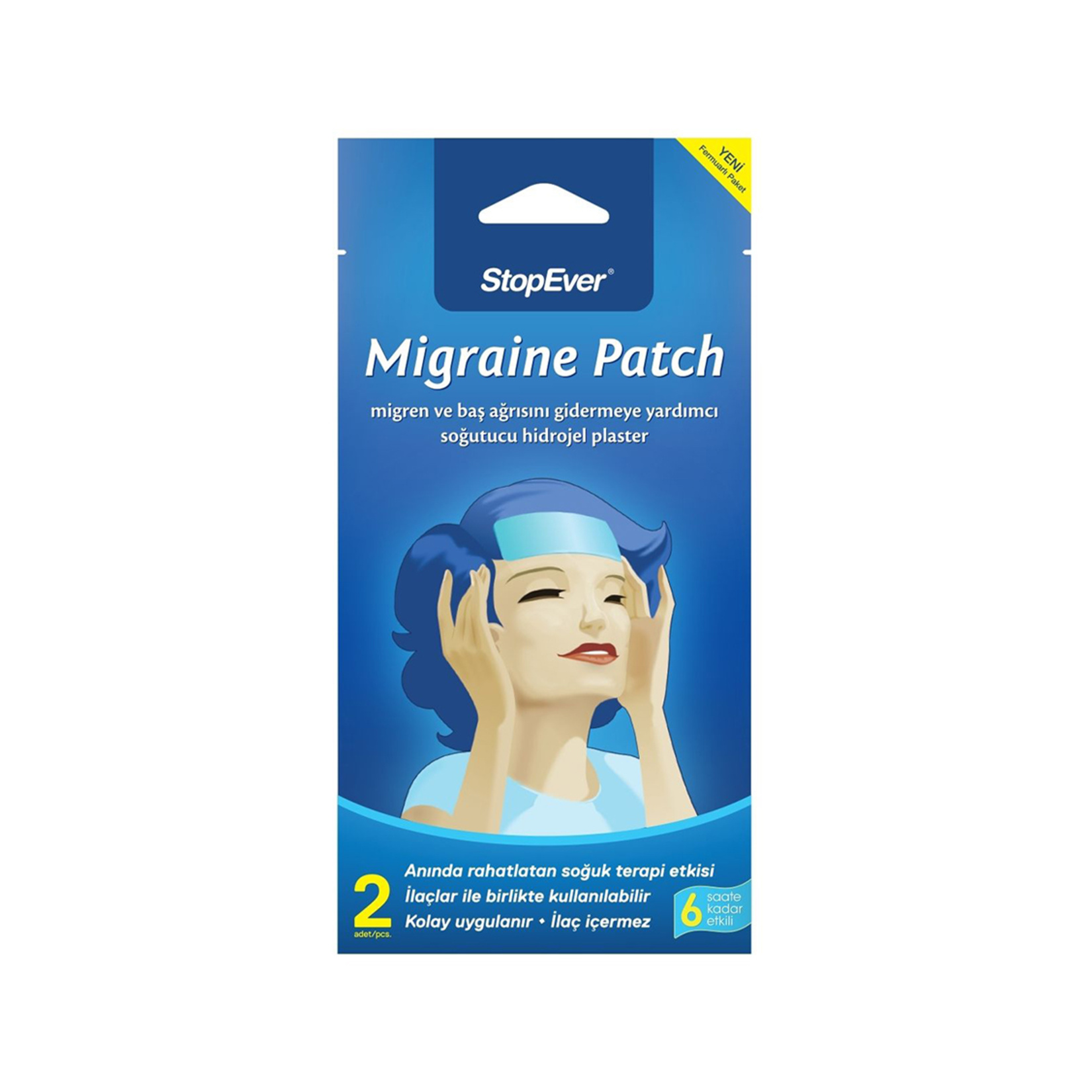 Stopever Migrane Patch 2'li