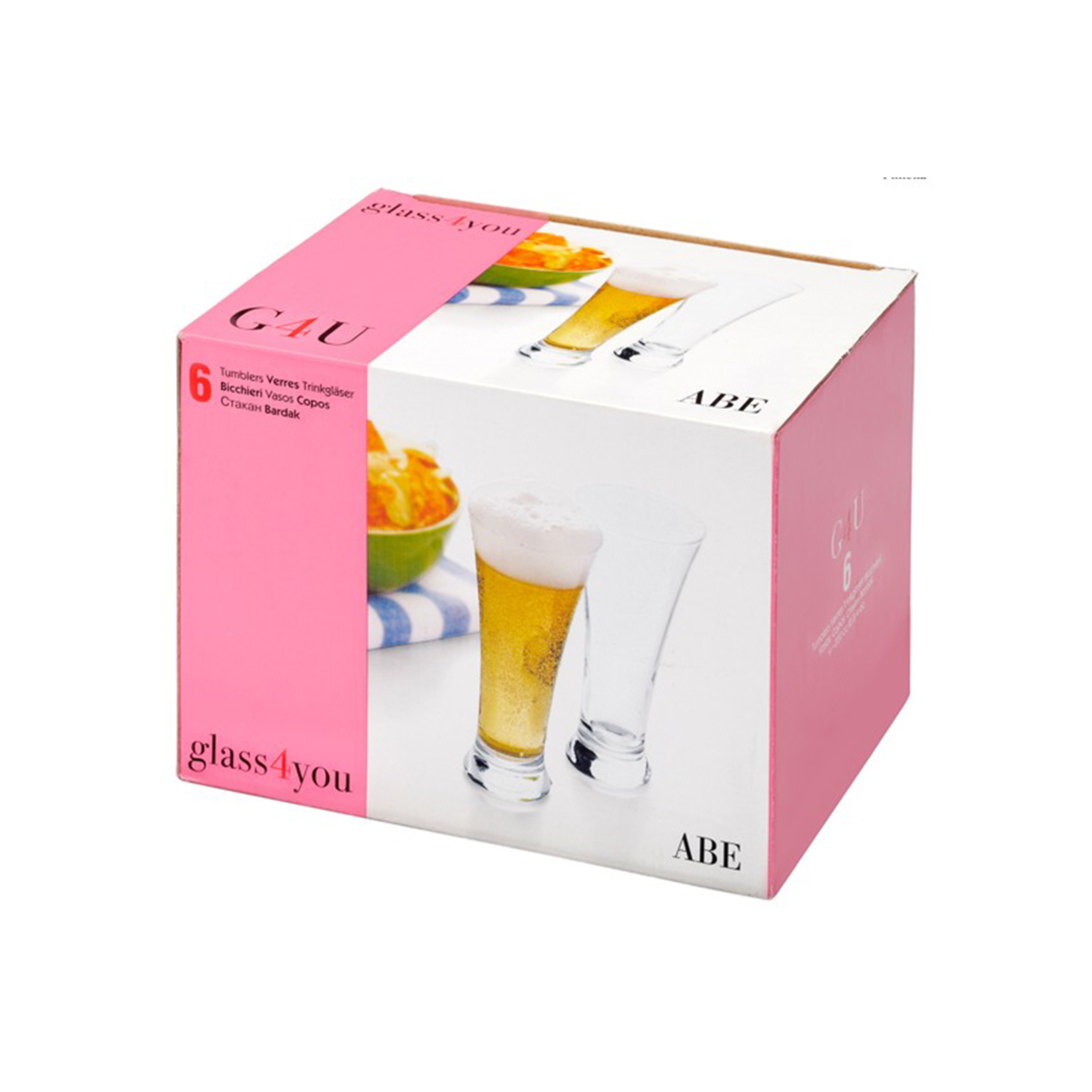 Paşabahçe Abe Bira Bardağı 3'lü 320 Cc