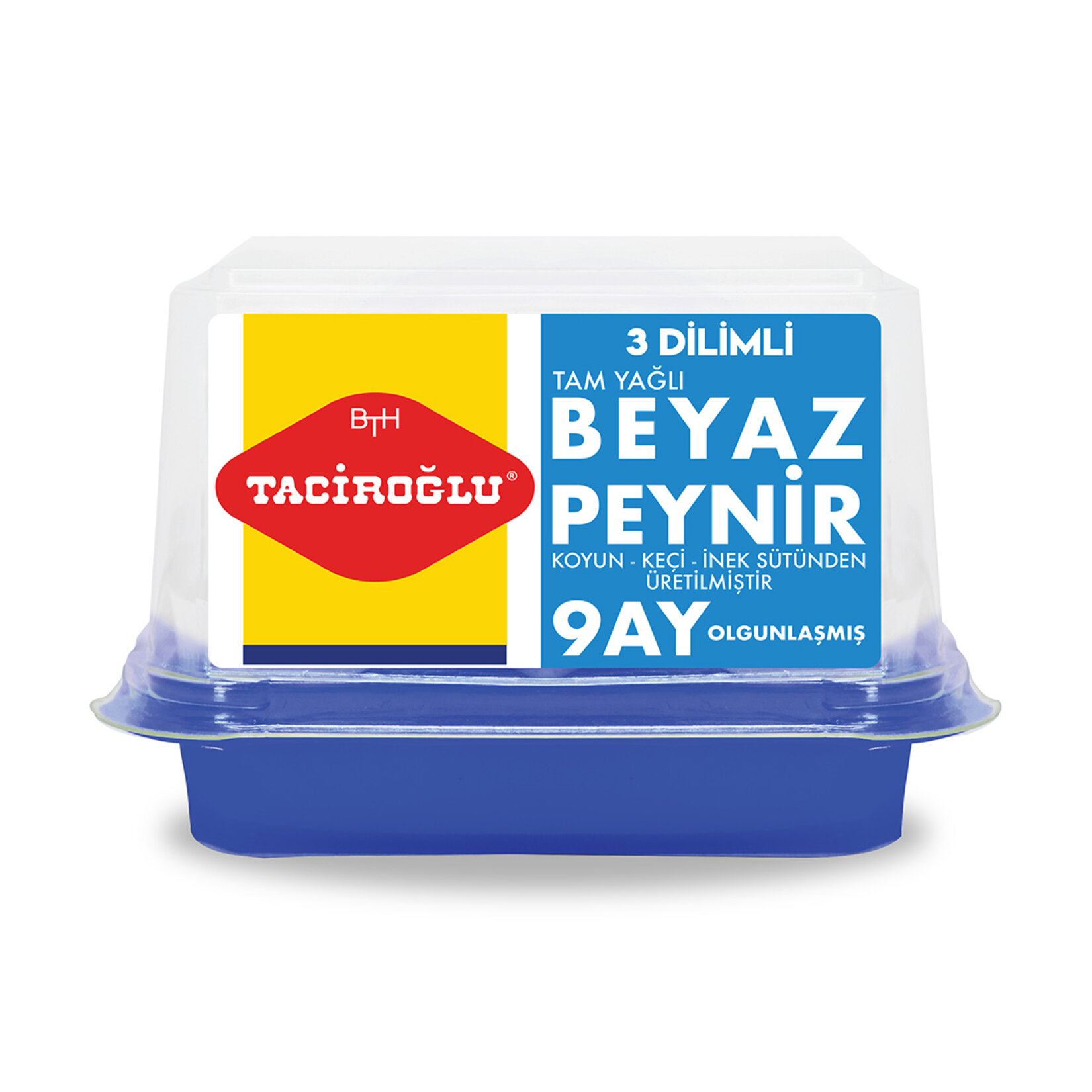 Taciroğlu Koyun-Keçi-İnek Peyniri 3 Dilimli 450 G