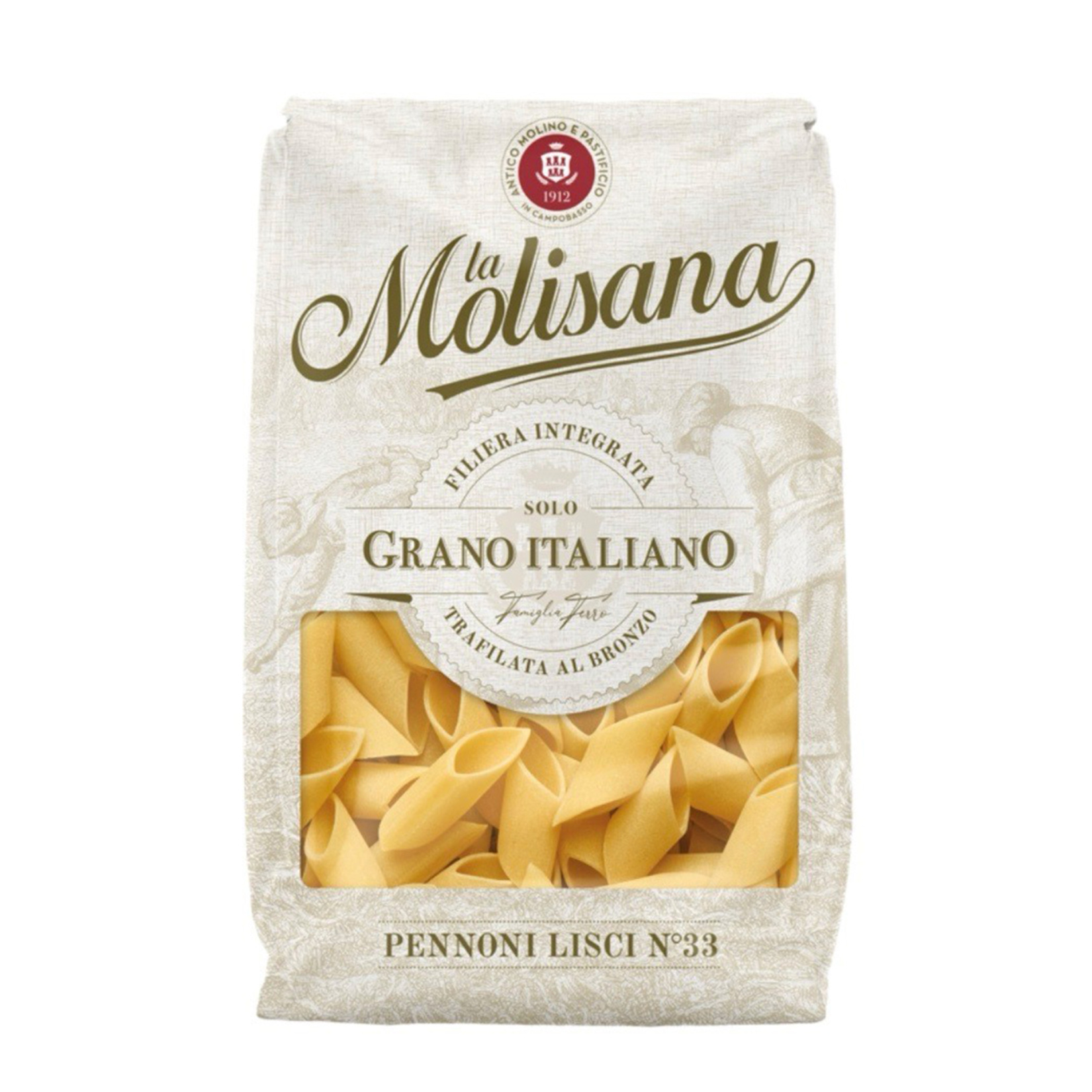 La Molisana Pennoni Lisci N33 Kısa Makarna 500 G