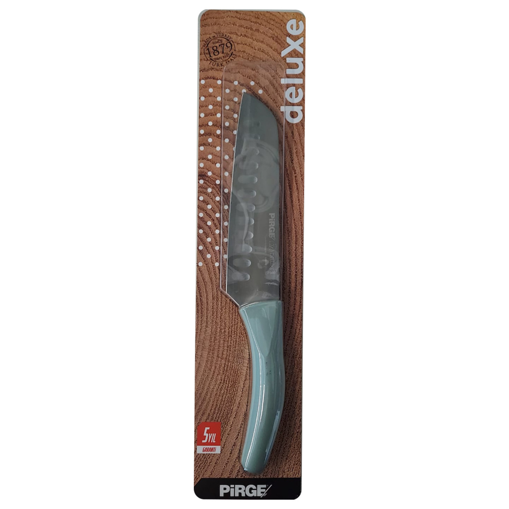 Pirge Deluxe Santoku Şef Bıçağı Oluklu 17 Cm