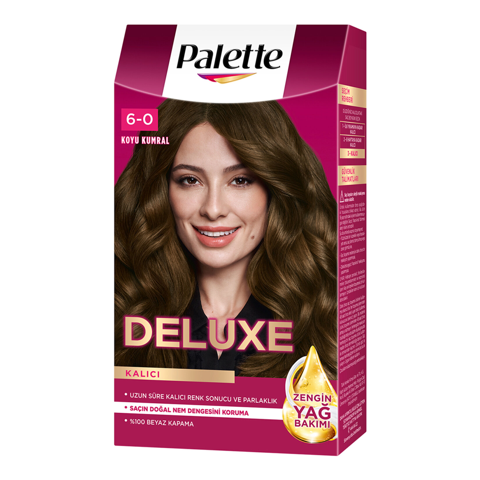 Palette Deluxe 6-0 Koyu Kumral Saç Boyası 115 Ml