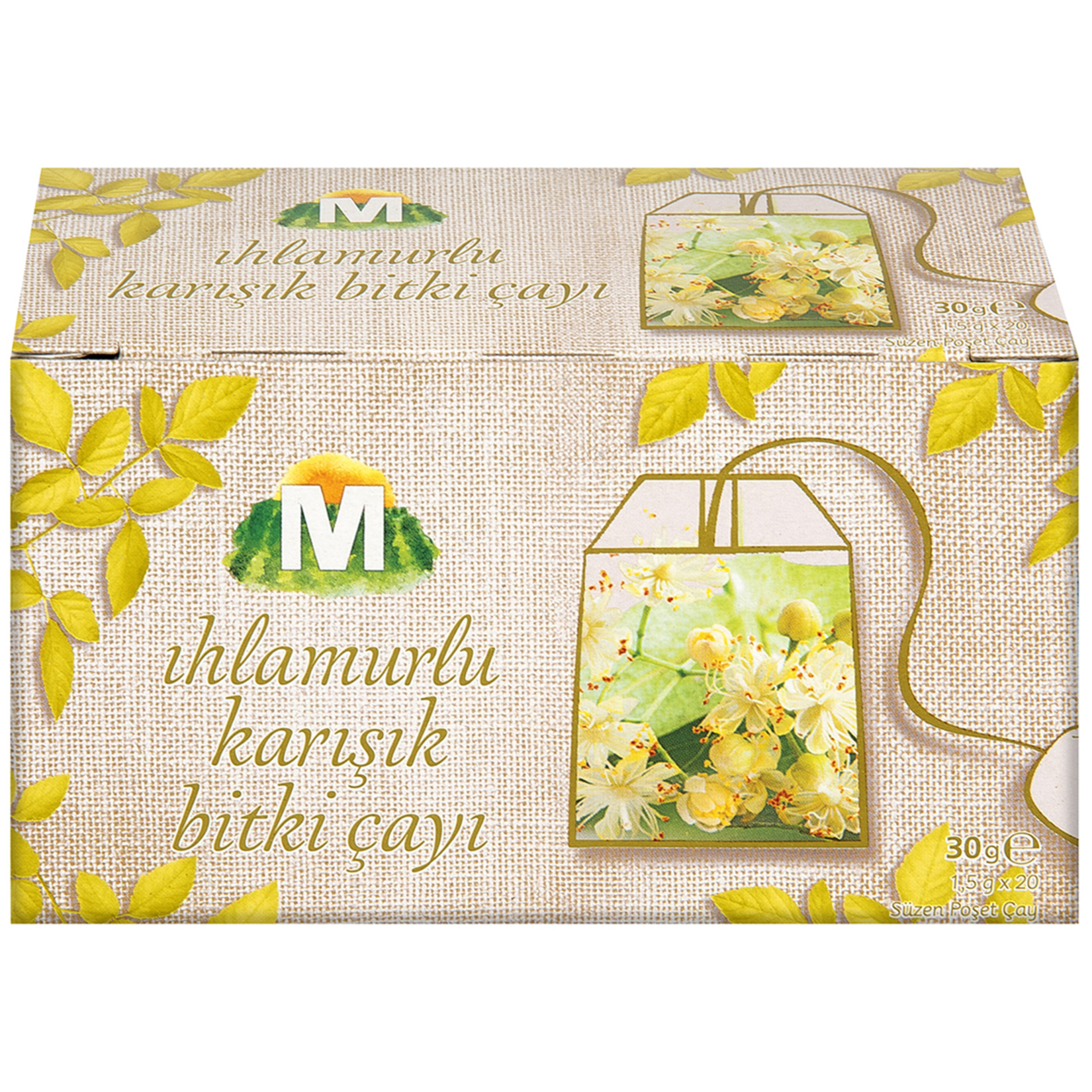 Migros Ihlamurlu Karışık Bitki Çayı 20'li 30 G