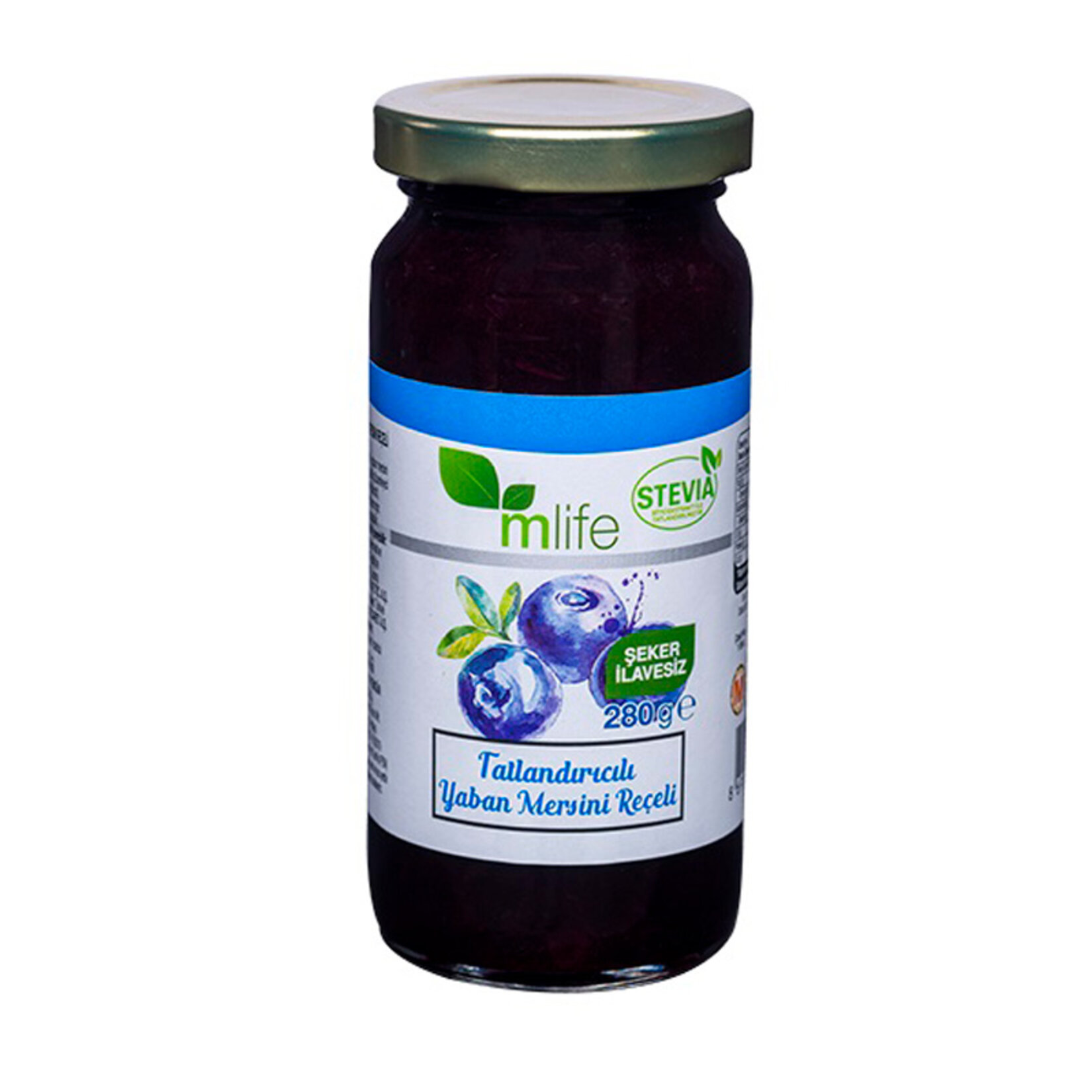 Mlife Tatlandırıcılı Yaban Mersini Reçeli 280G