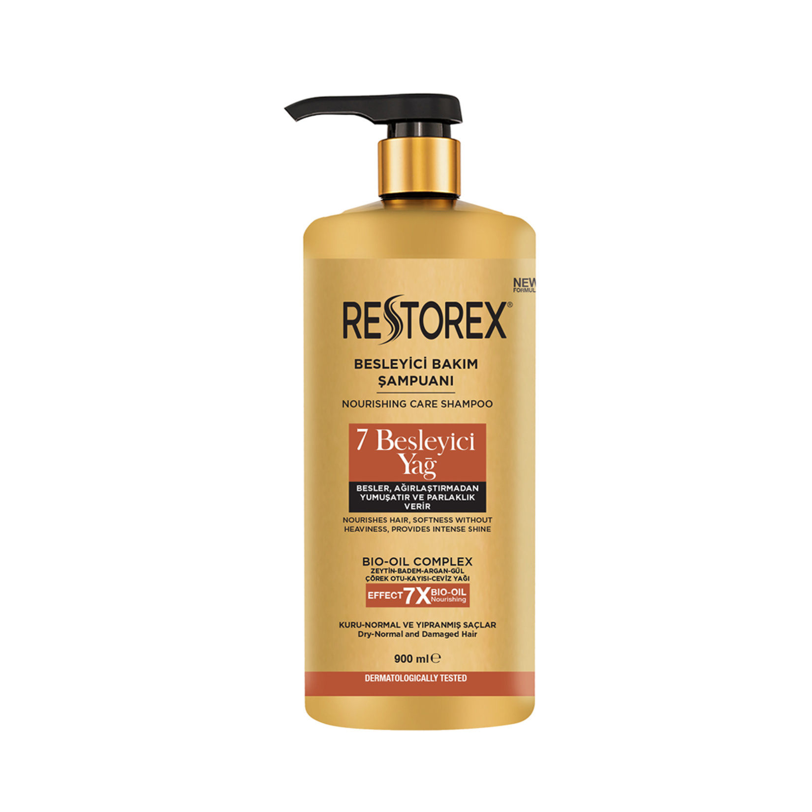 Restorex 7 Besleyici Yağ Bakım Şampuanı 900 Ml