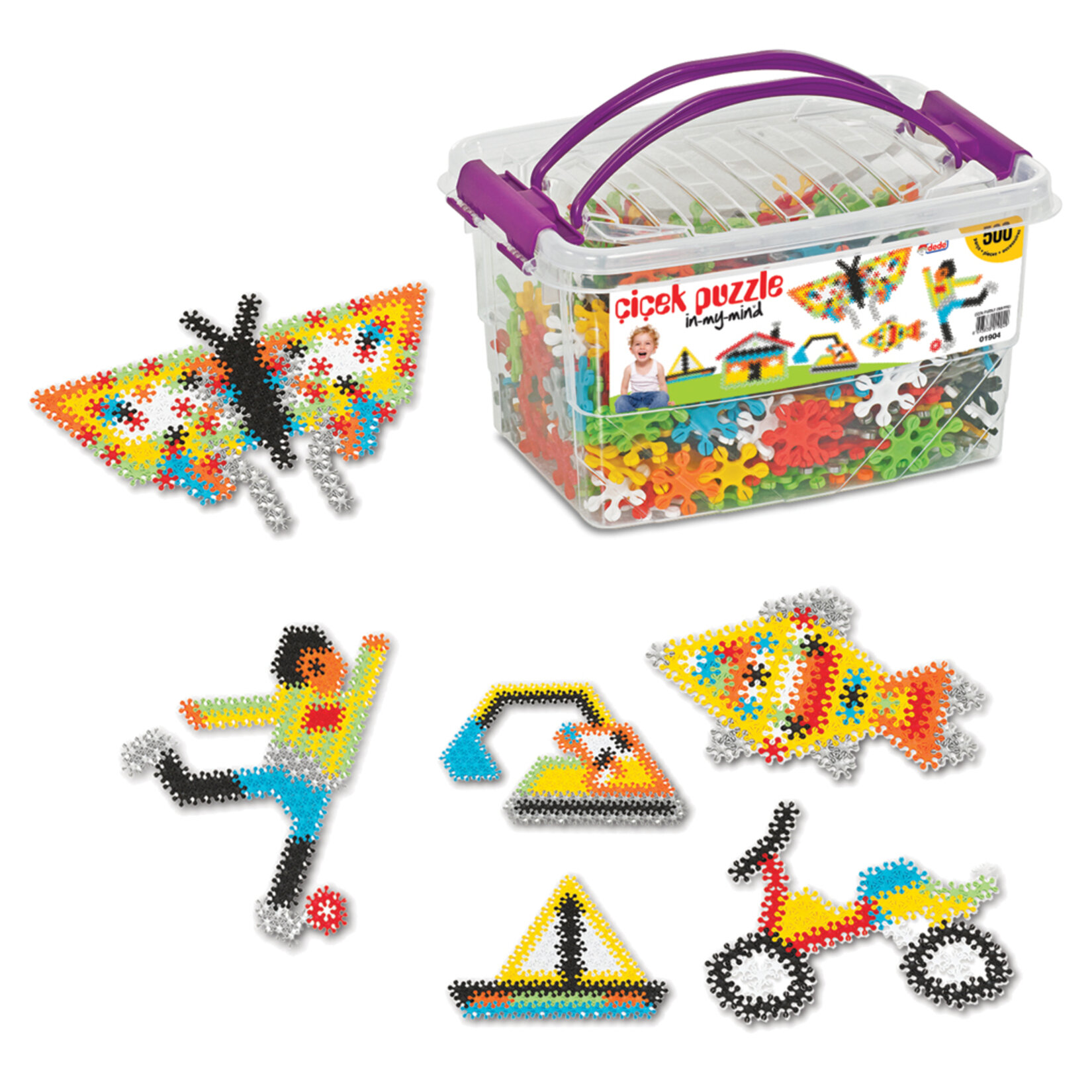 Çiçek Puzle box (500 Parça)