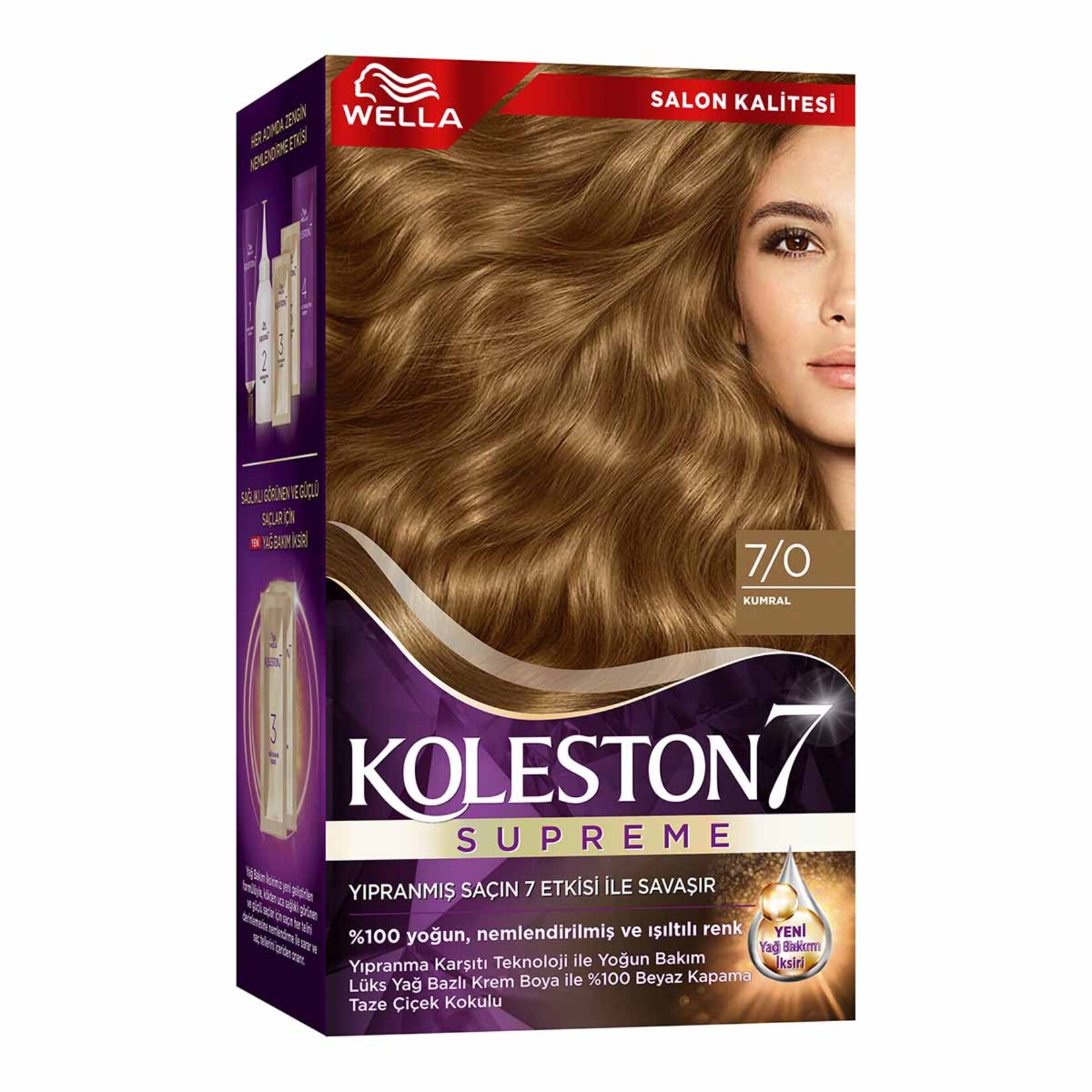 Koleston Saç Boyası 7/0 Kumral 135 Ml
