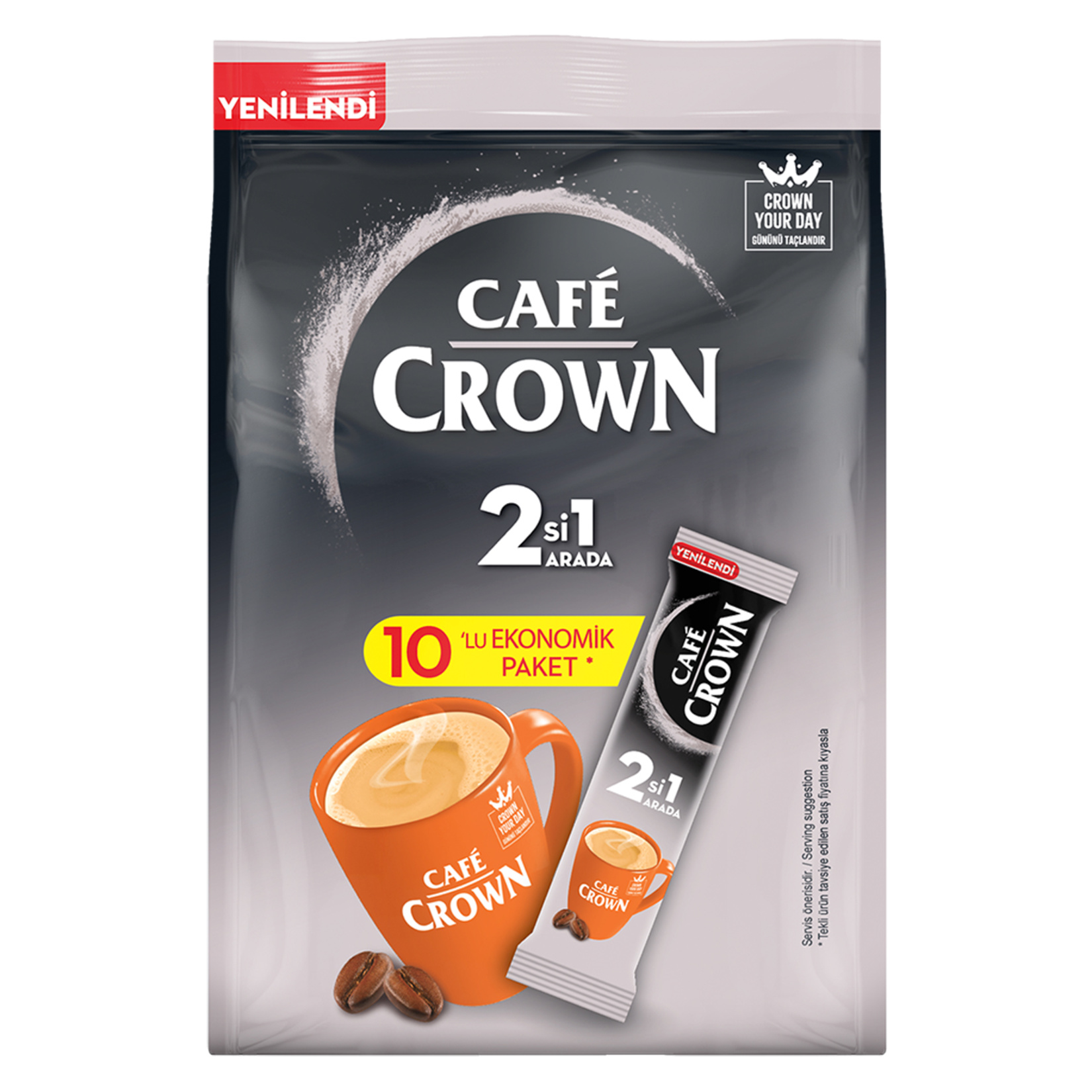Cafe Crown 2si 1 Arada Paket 10 x 11 G
