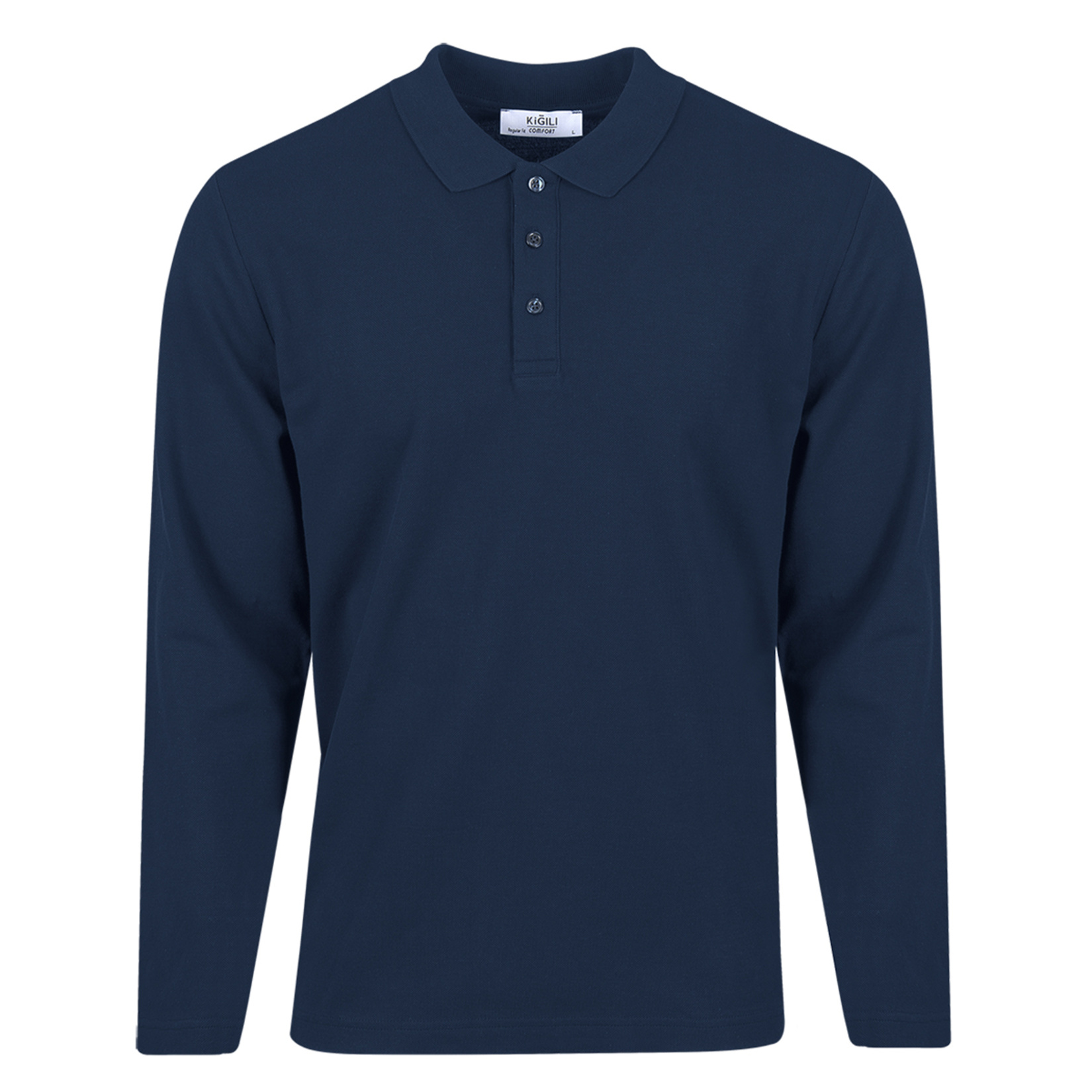 Kiğılı Polo Yaka Casual Sweatshirt