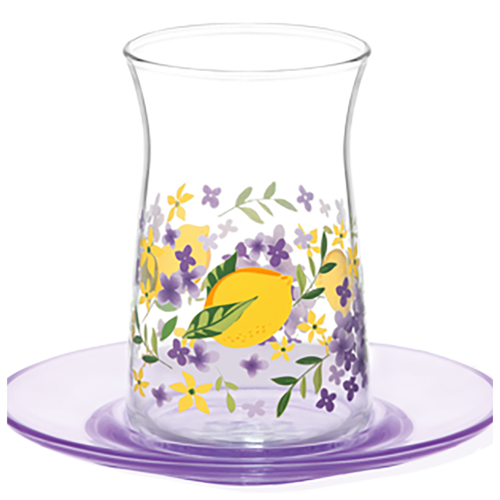 Lav Limon Desen 4 Parça Çay Seti 180 Cc