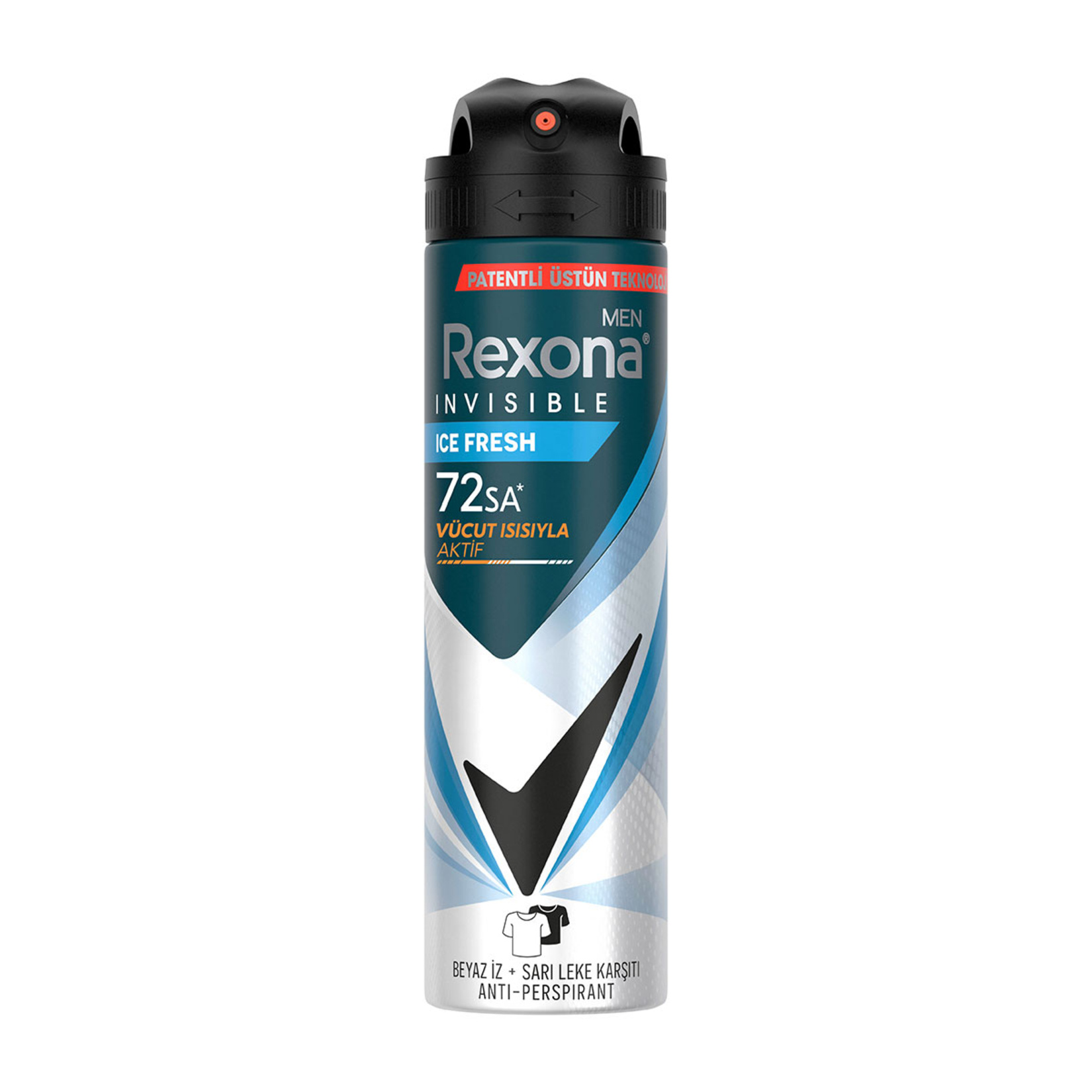 Rexona Men Erkek Sprey Deodorant  Invisible Ice Fresh 150 ml